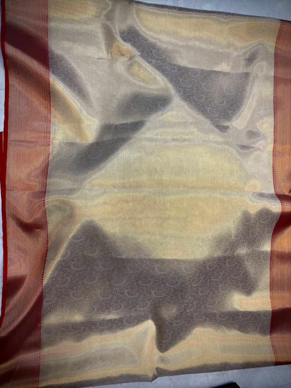 Premium Cream Soft Banarasi Silk