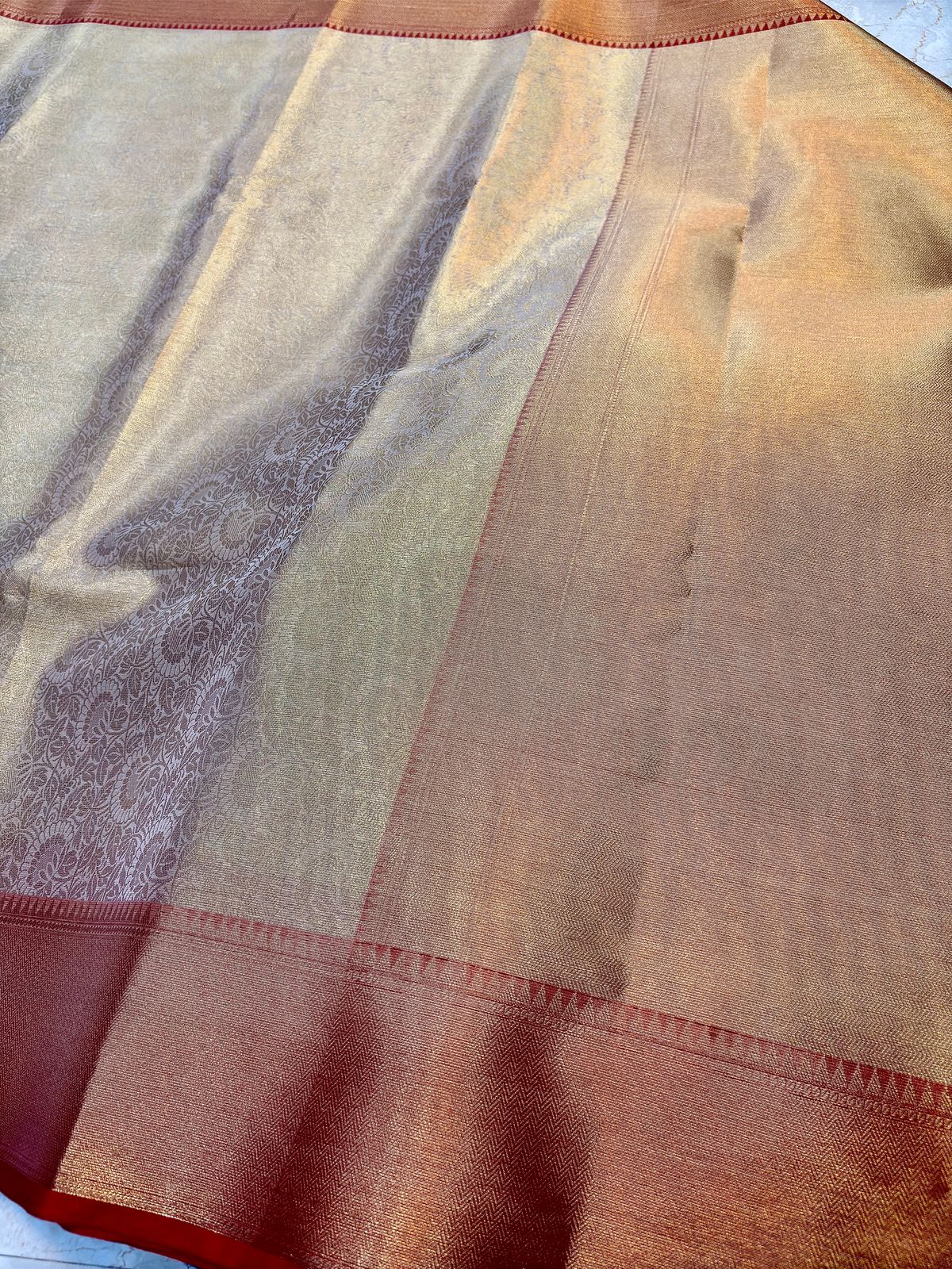 Premium Cream Soft Banarasi Silk