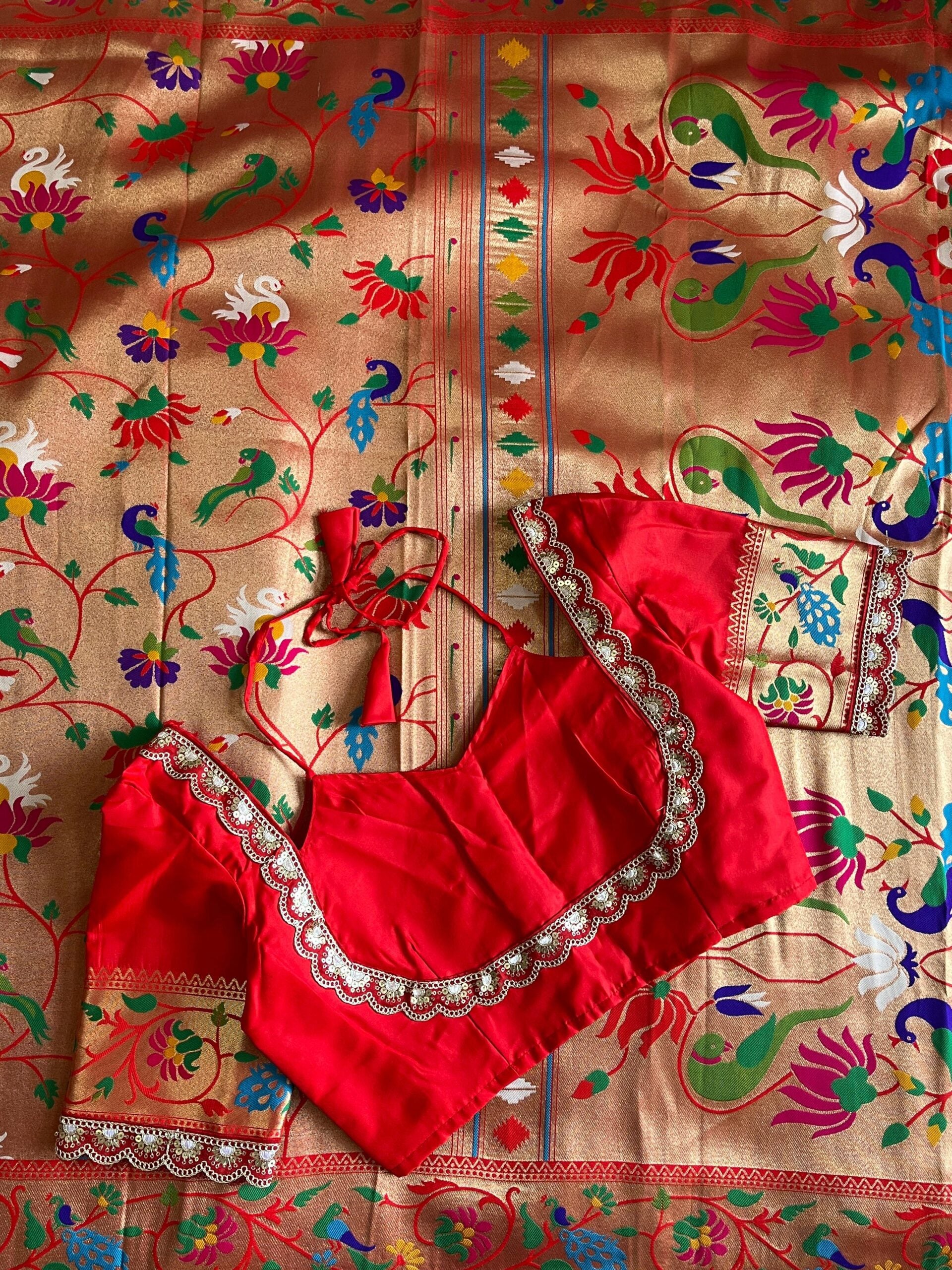 Premium Saree &amp; Stitched Blouse Combo