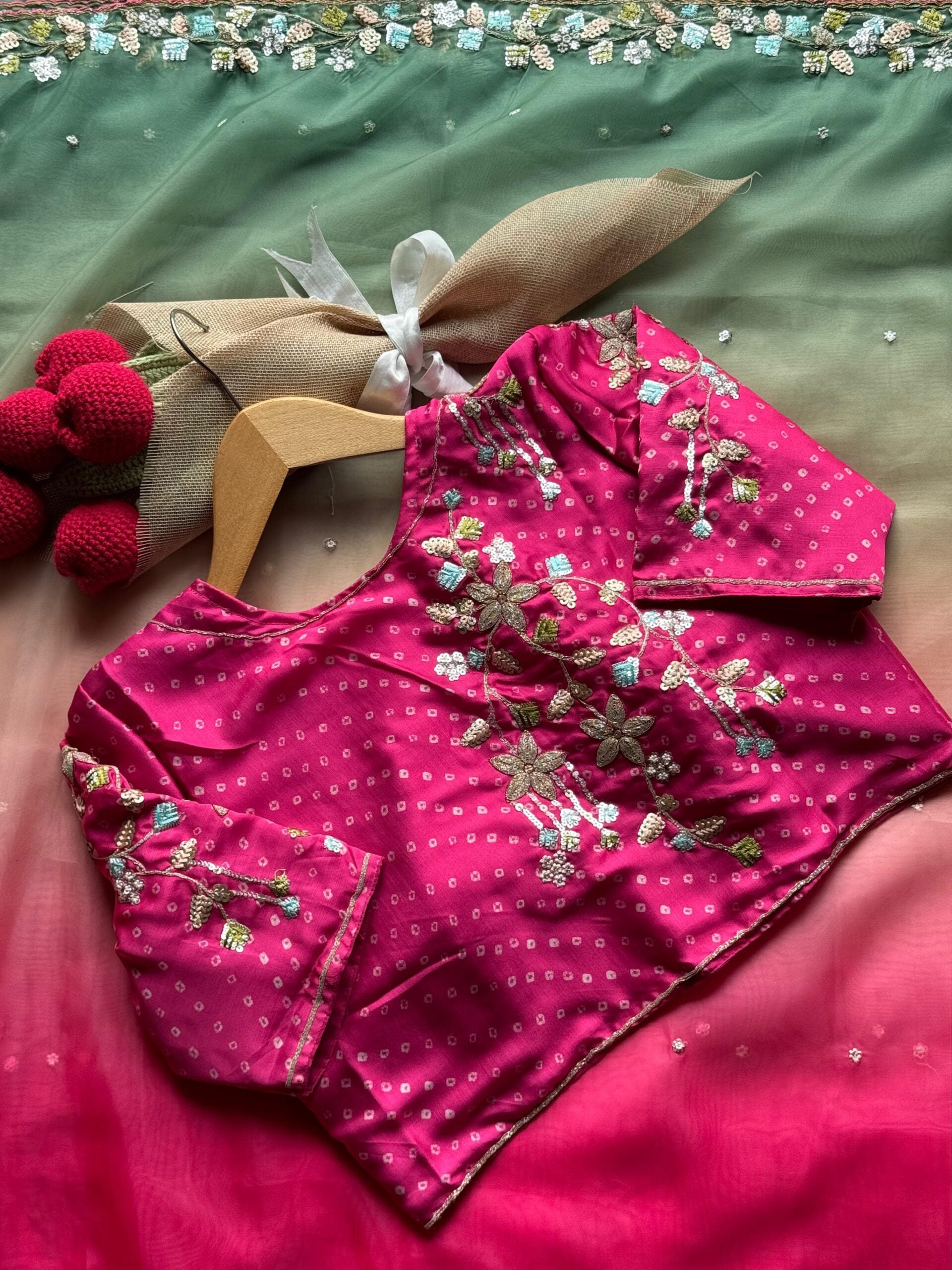 Exclusive Saree with Stitched Blouse