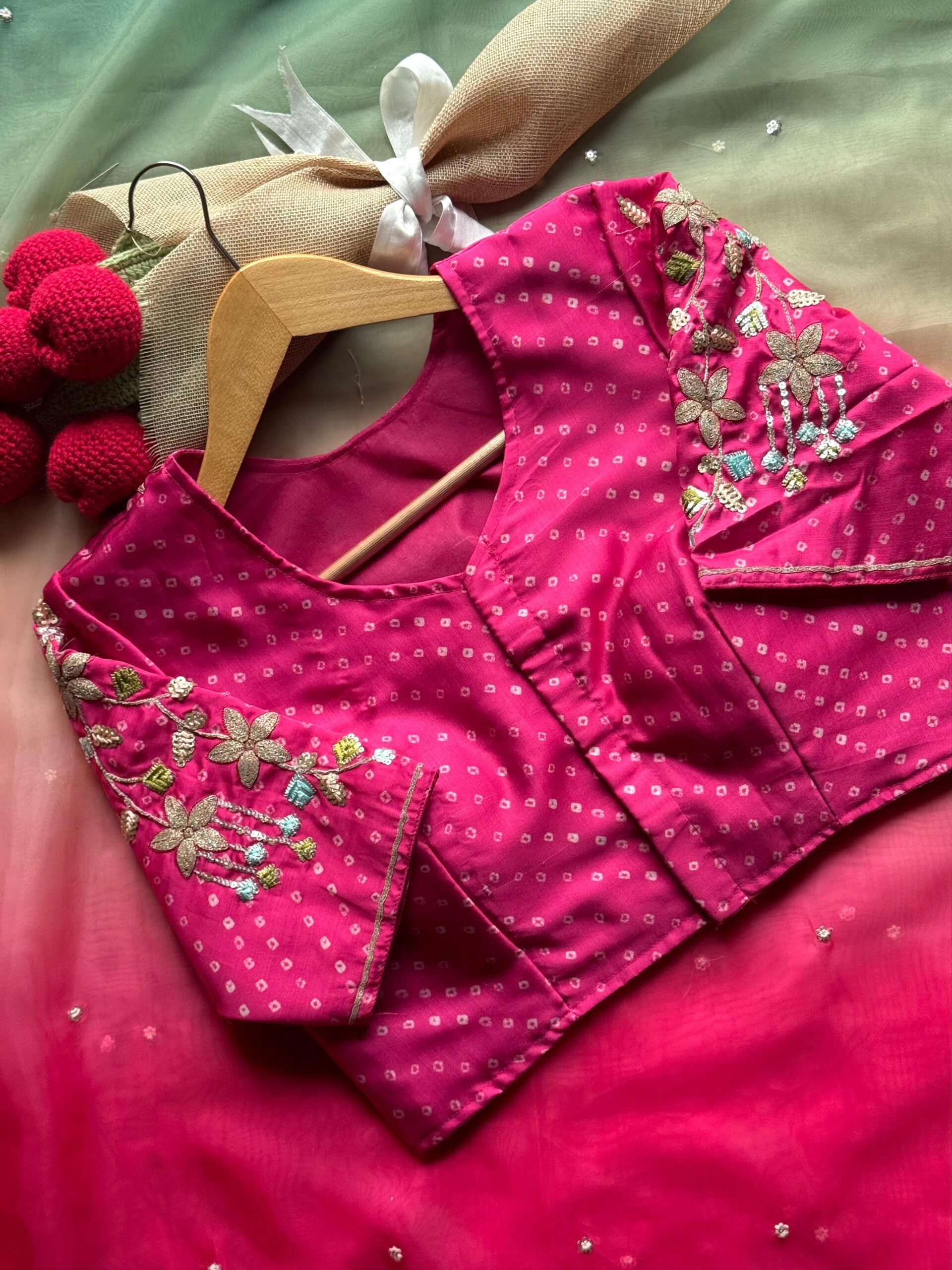 Exclusive Saree with Stitched Blouse