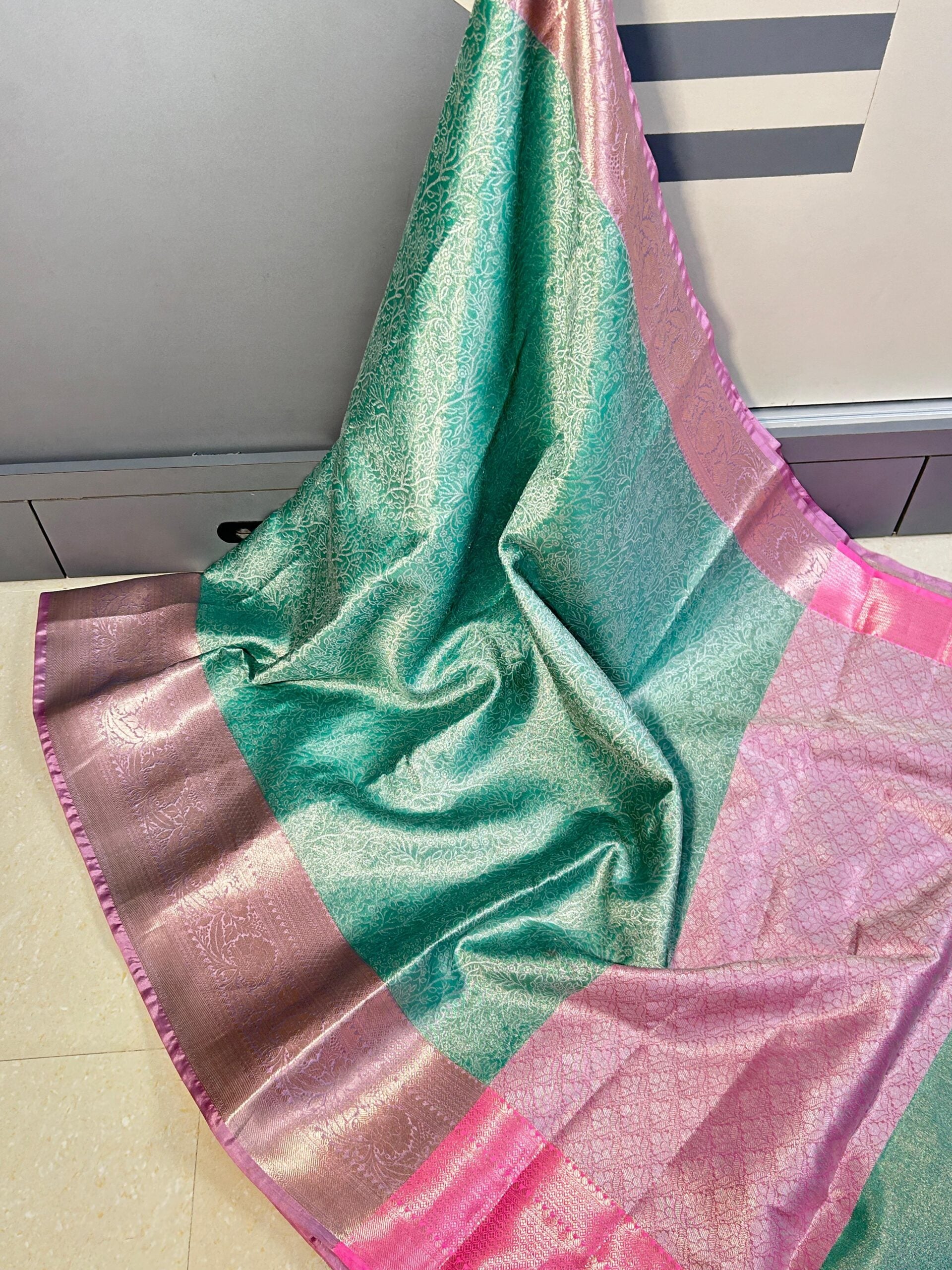 Premium Banarasi Tissue Soft Silk Saree