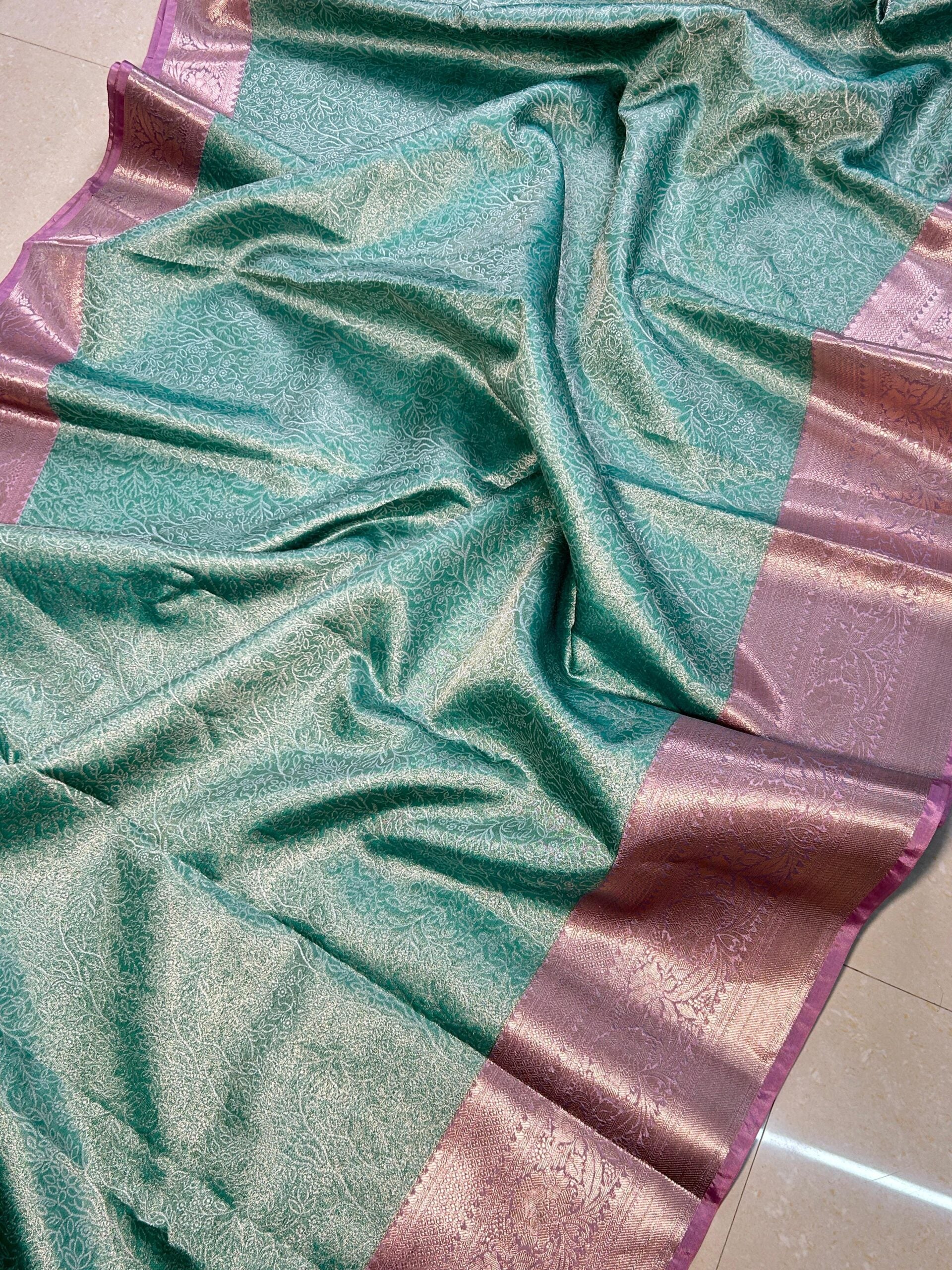 Premium Banarasi Tissue Soft Silk Saree