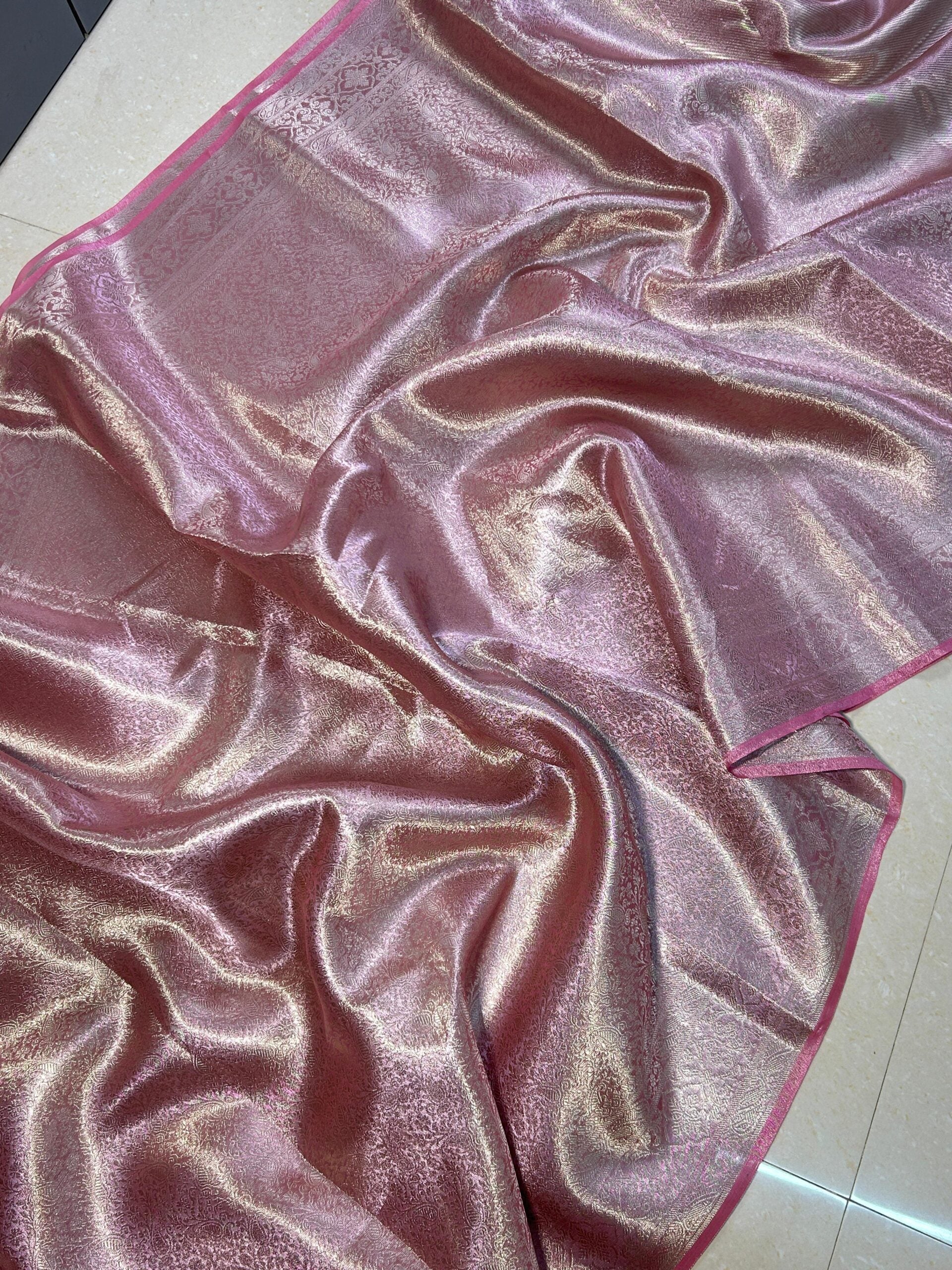 Banarasi Kanjivaram Tissue Soft Silk Saree 
Premium Quality