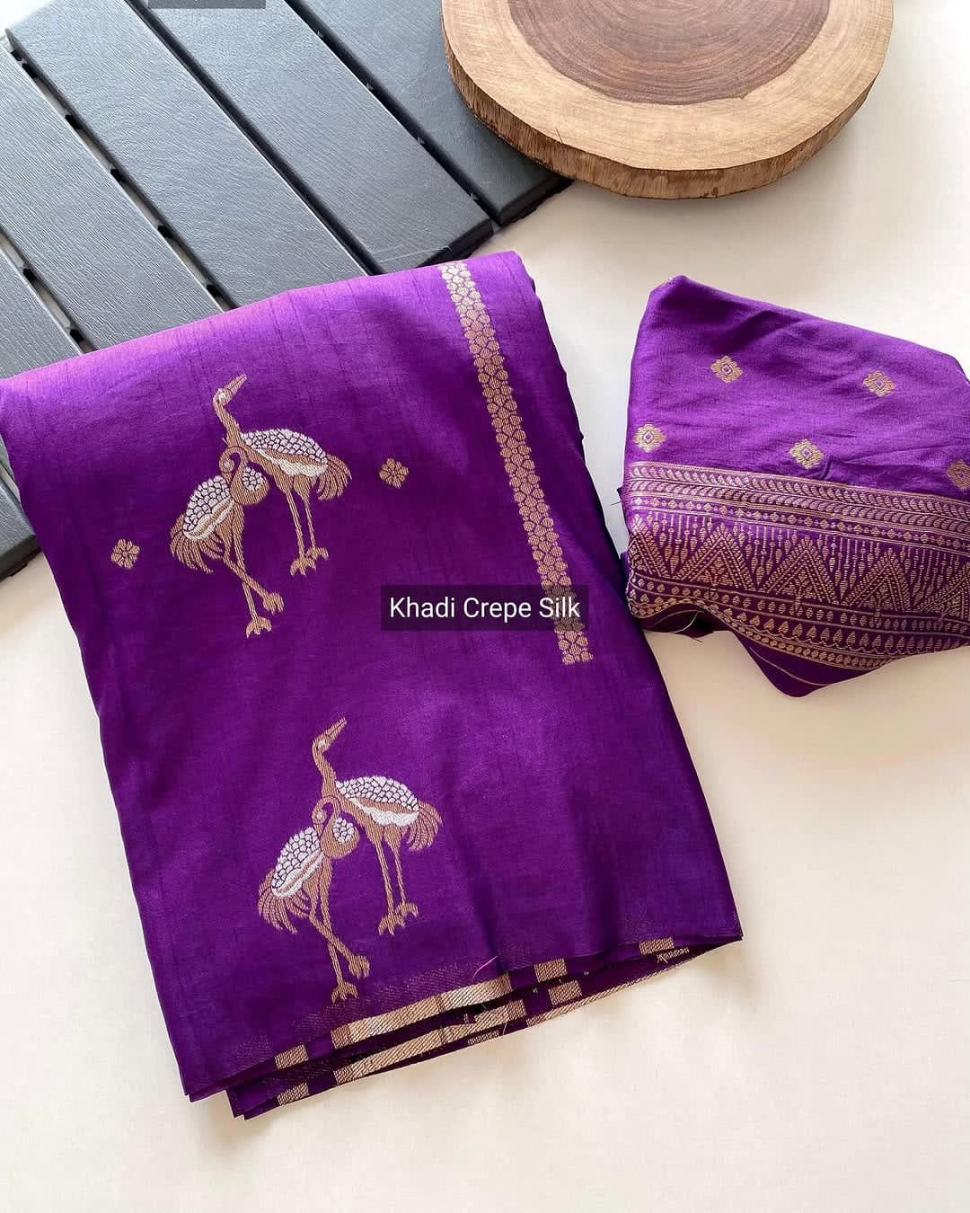 Premium Khadi Crepe Silk