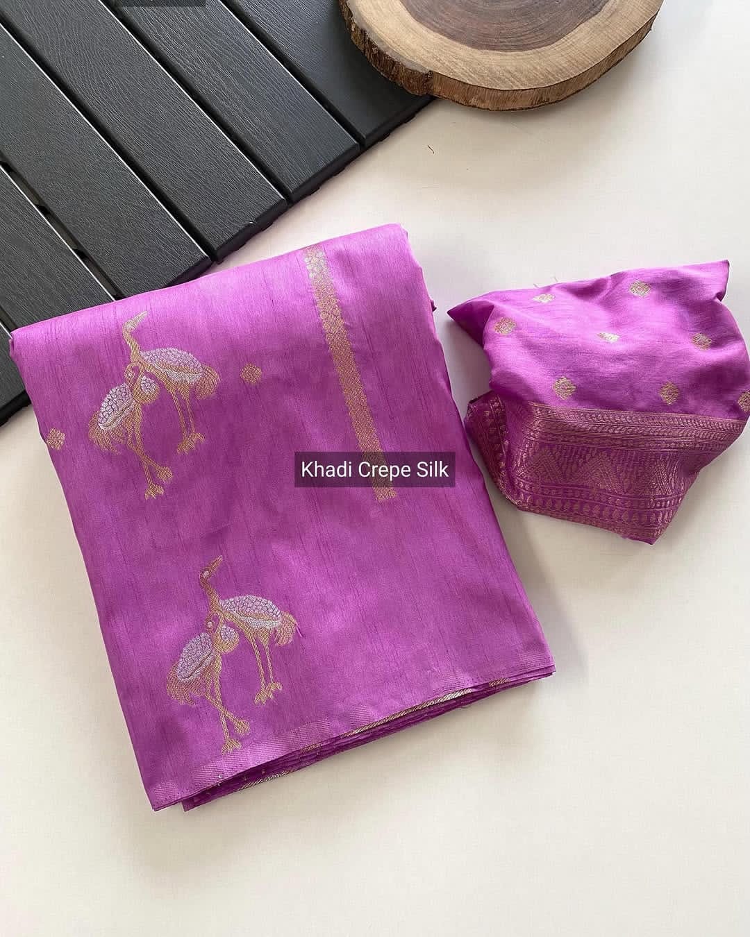 Premium Khadi Crepe Silk