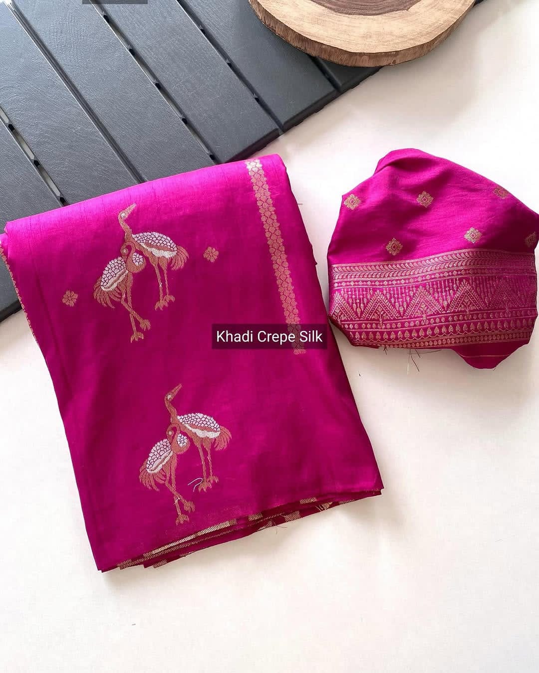 Premium Khadi Crepe Silk