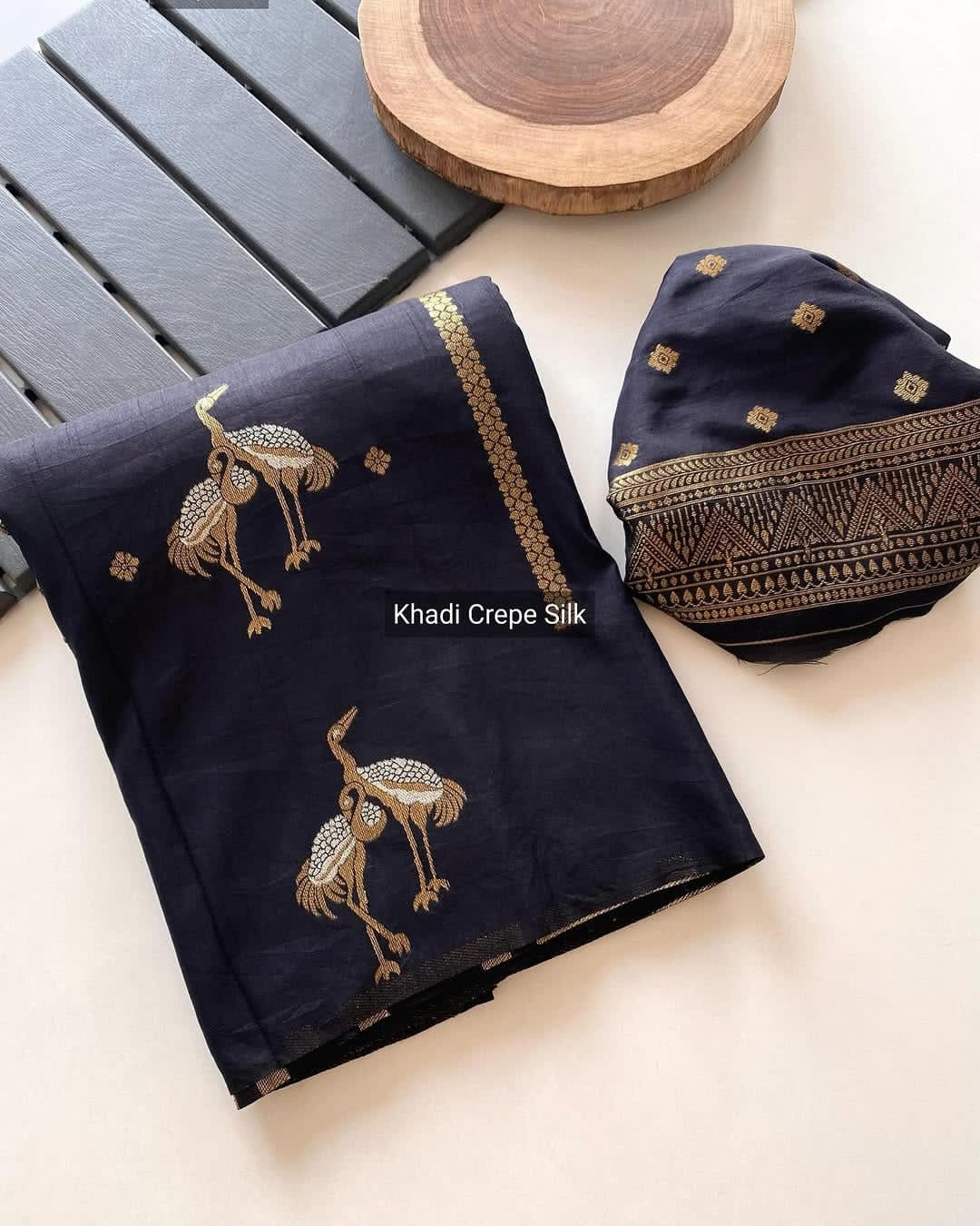 Premium Khadi Crepe Silk