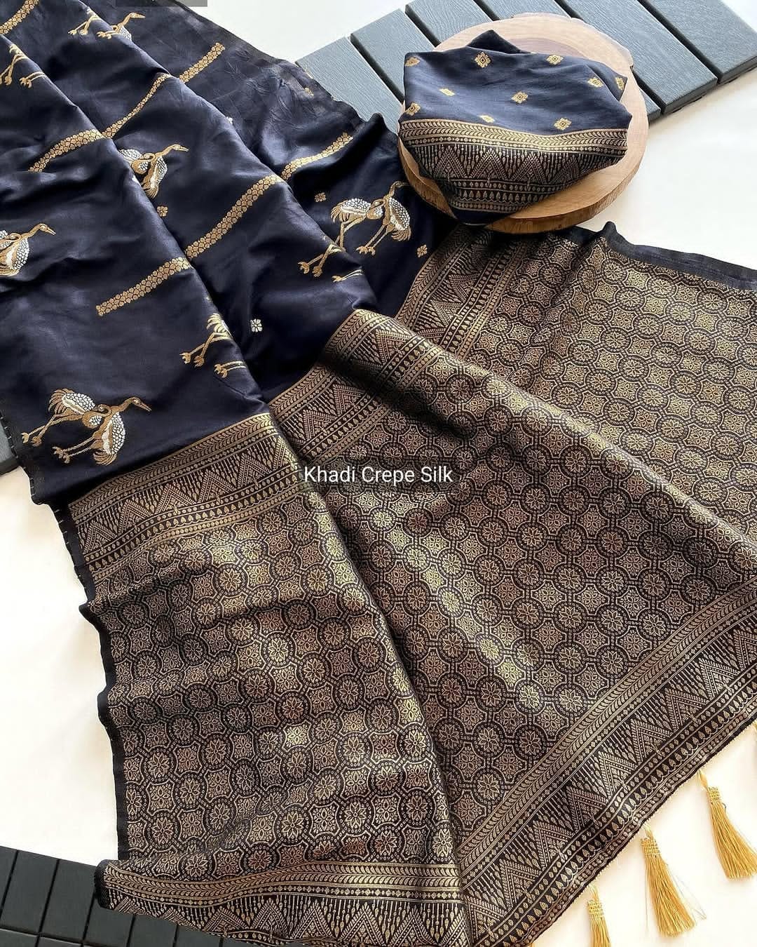 Premium Khadi Crepe Silk