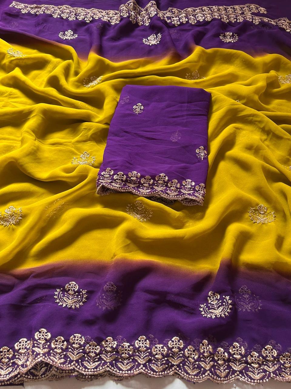 Chiffon Silk Saree