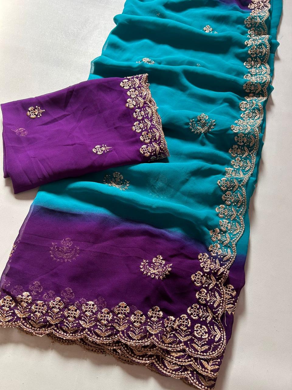 New Launch Chiffon Silk Saree