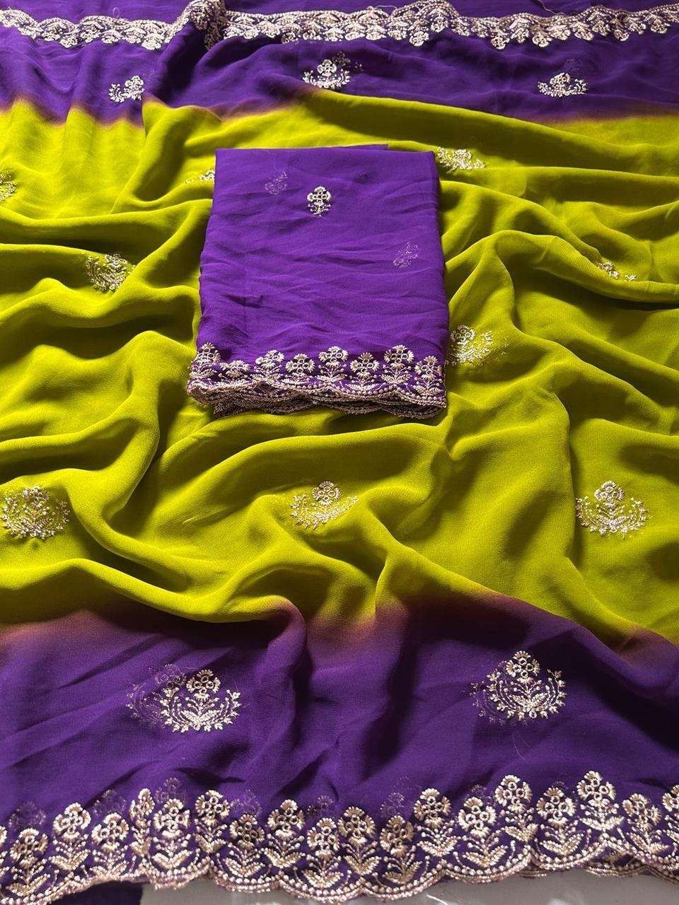Chiffon Silk Saree