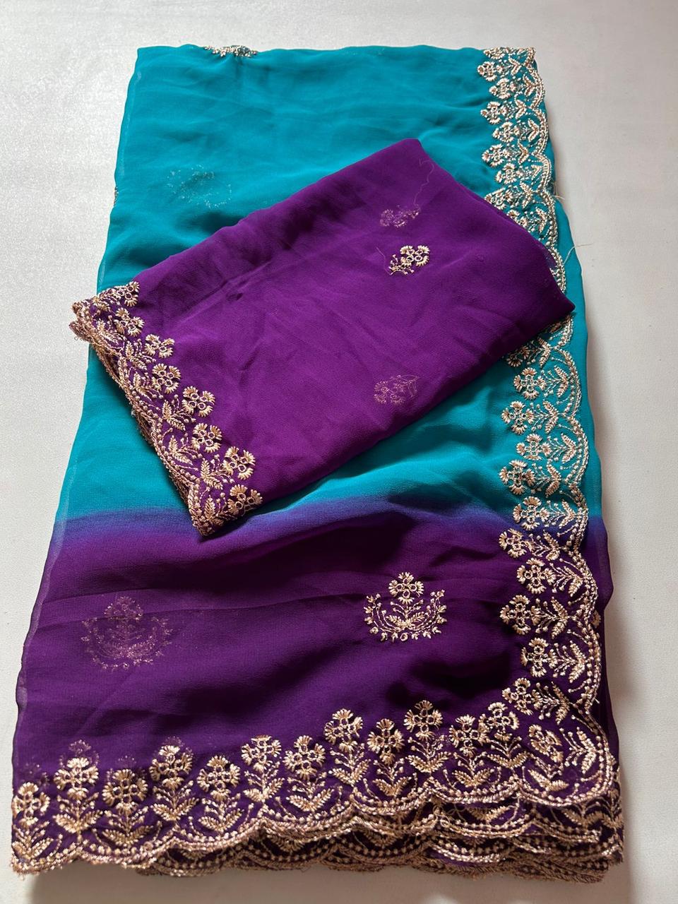 New Launch Chiffon Silk Saree