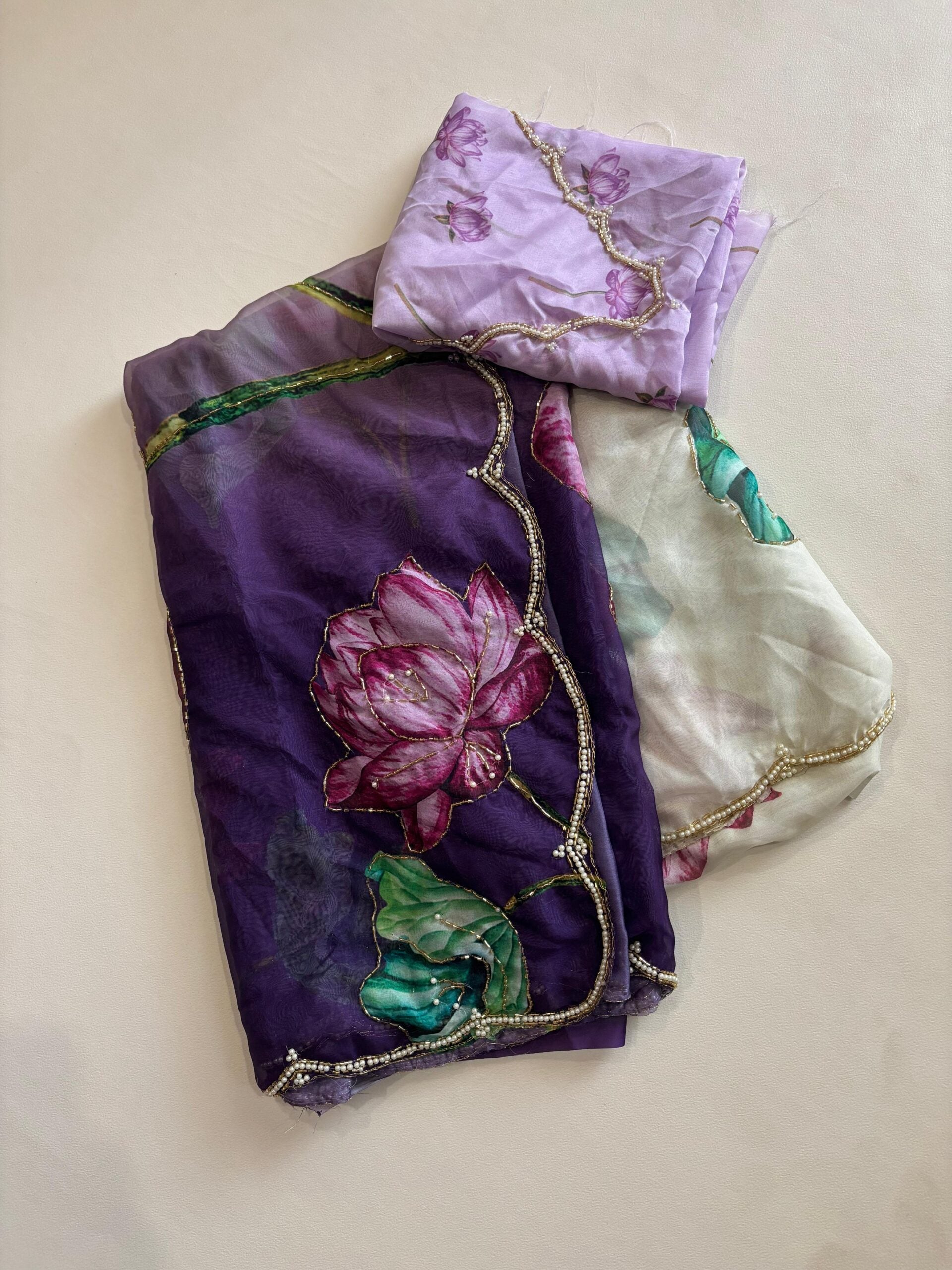 Premium Soft Teby Organza Silk Saree