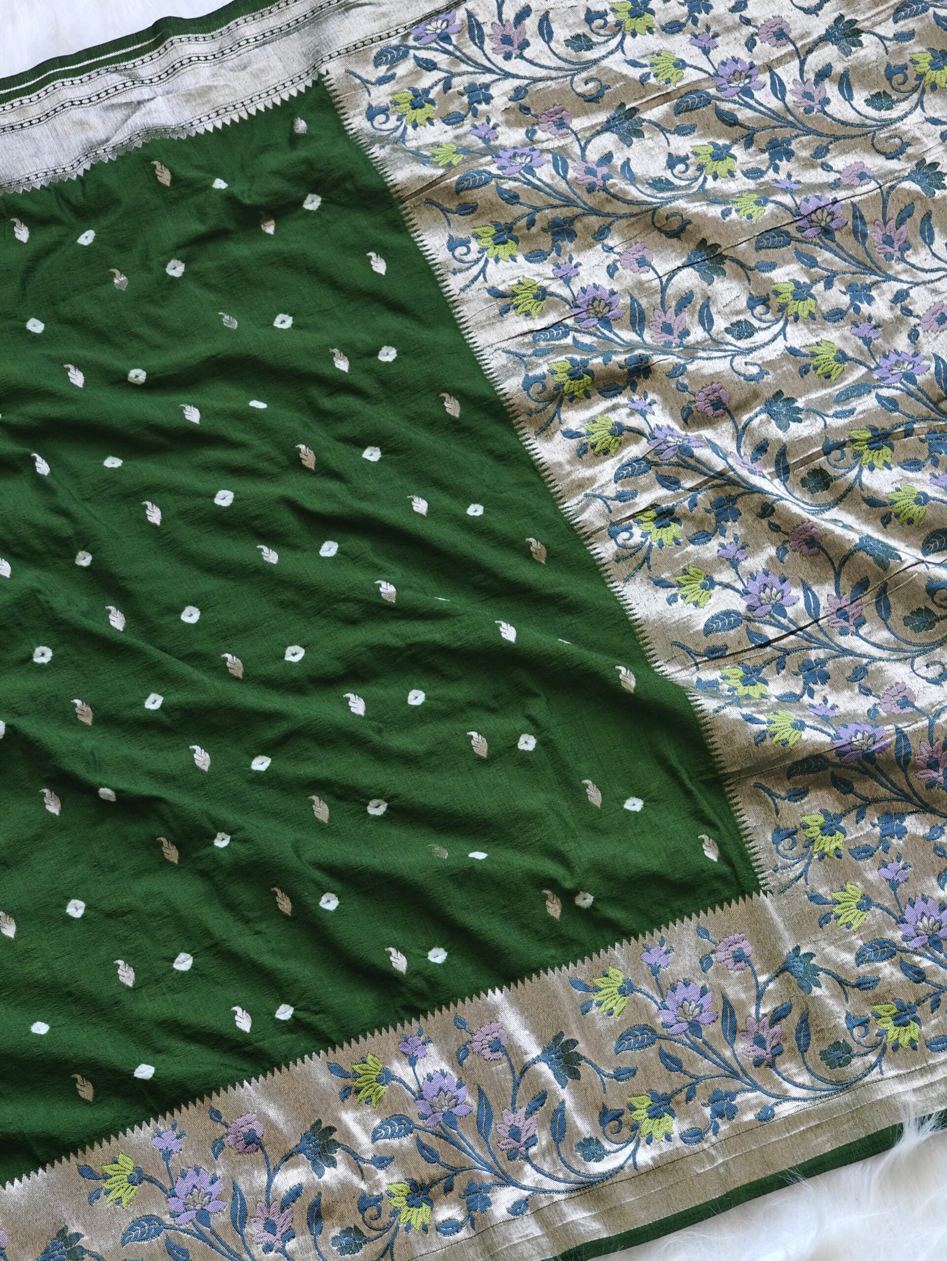 PURE VISCOSE RAW SILK SAREE