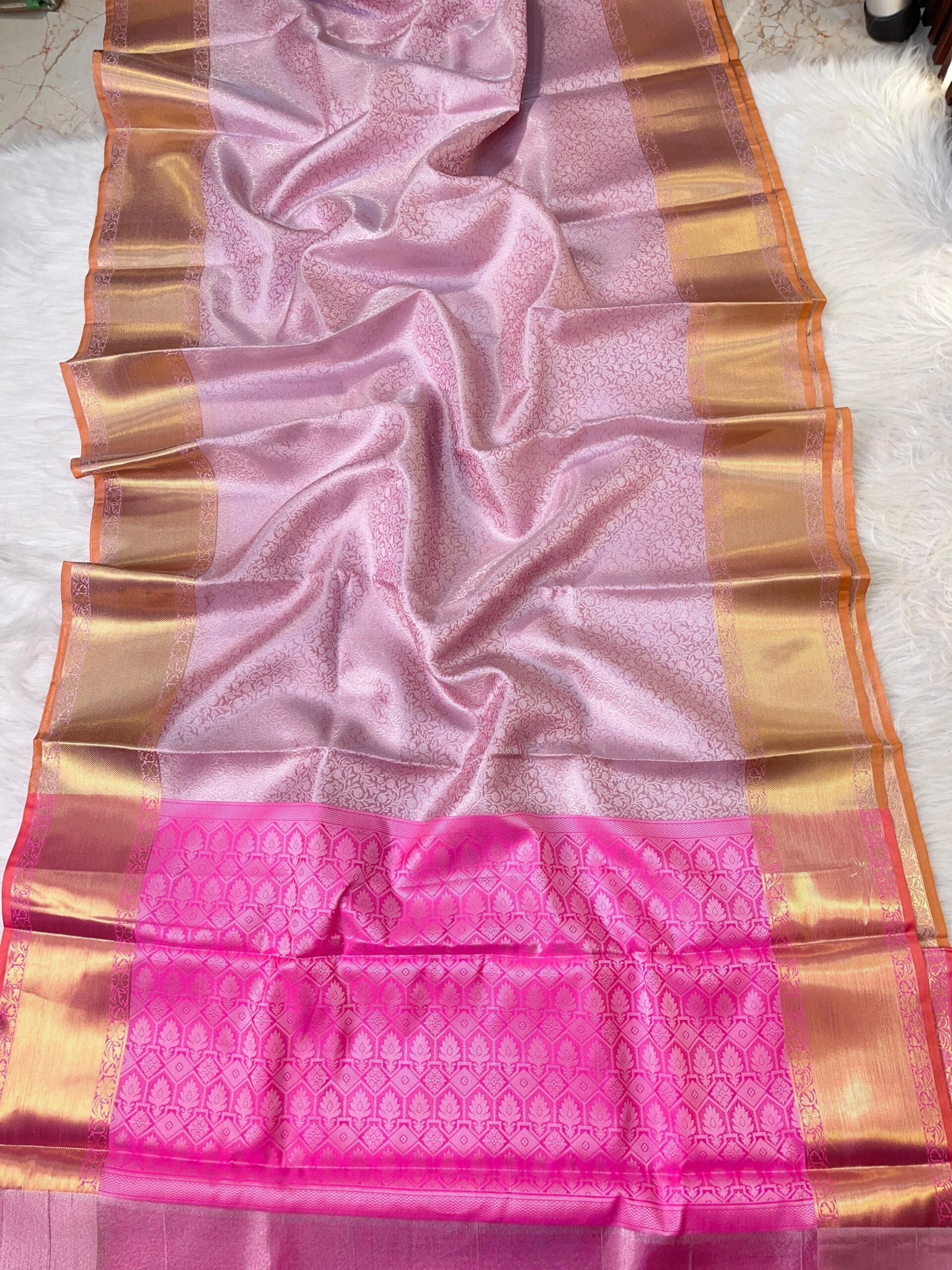 Premium Banarasi Tissue Silk