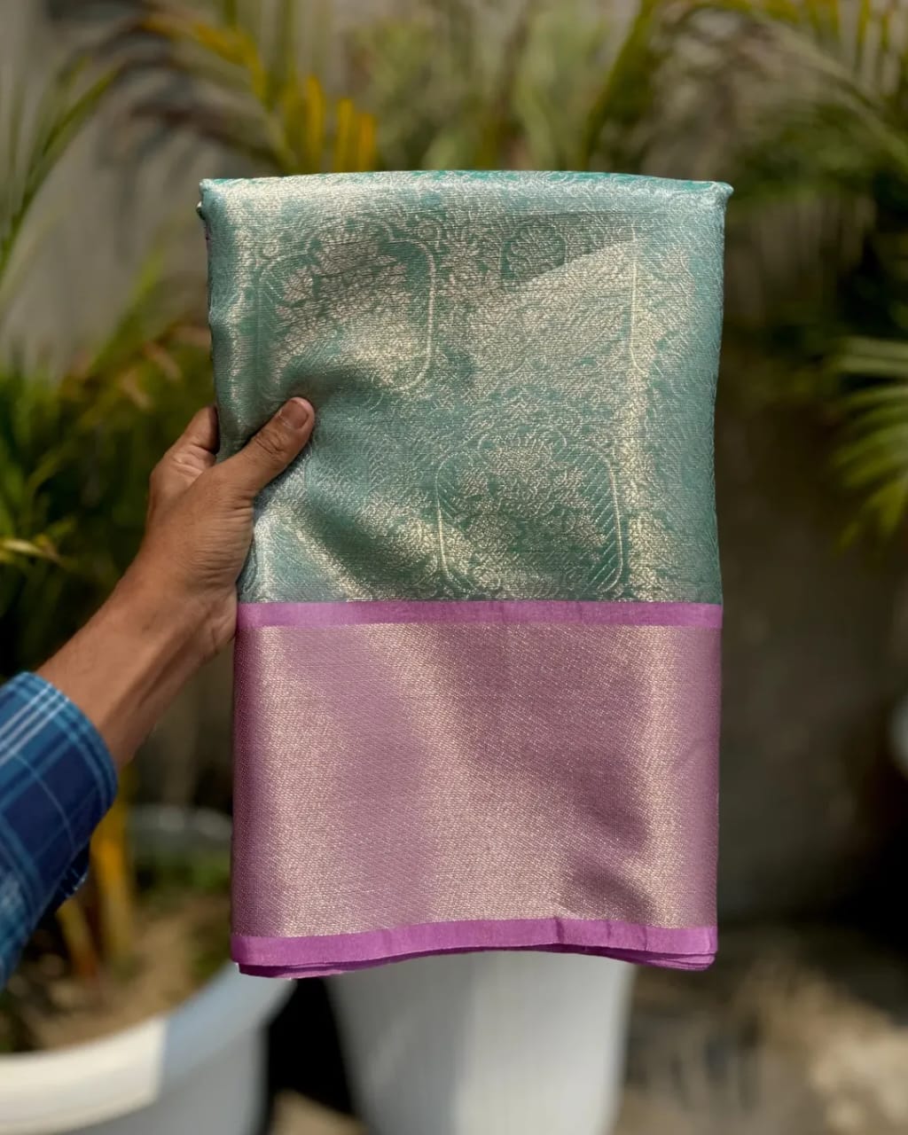 Soft Banarasi Tissue Soft Silk Saree