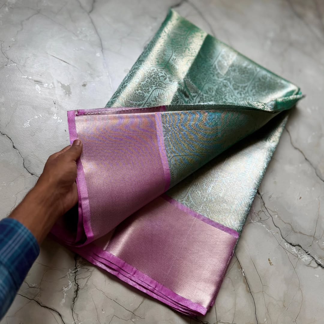 Soft Banarasi Tissue Soft Silk Saree