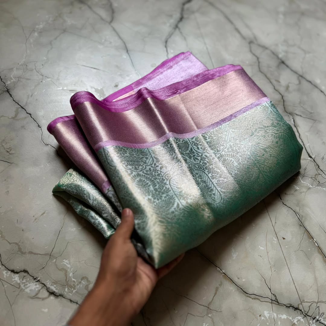 Soft Banarasi Tissue Soft Silk Saree