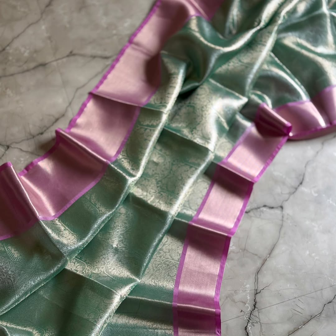 Soft Banarasi Tissue Soft Silk Saree