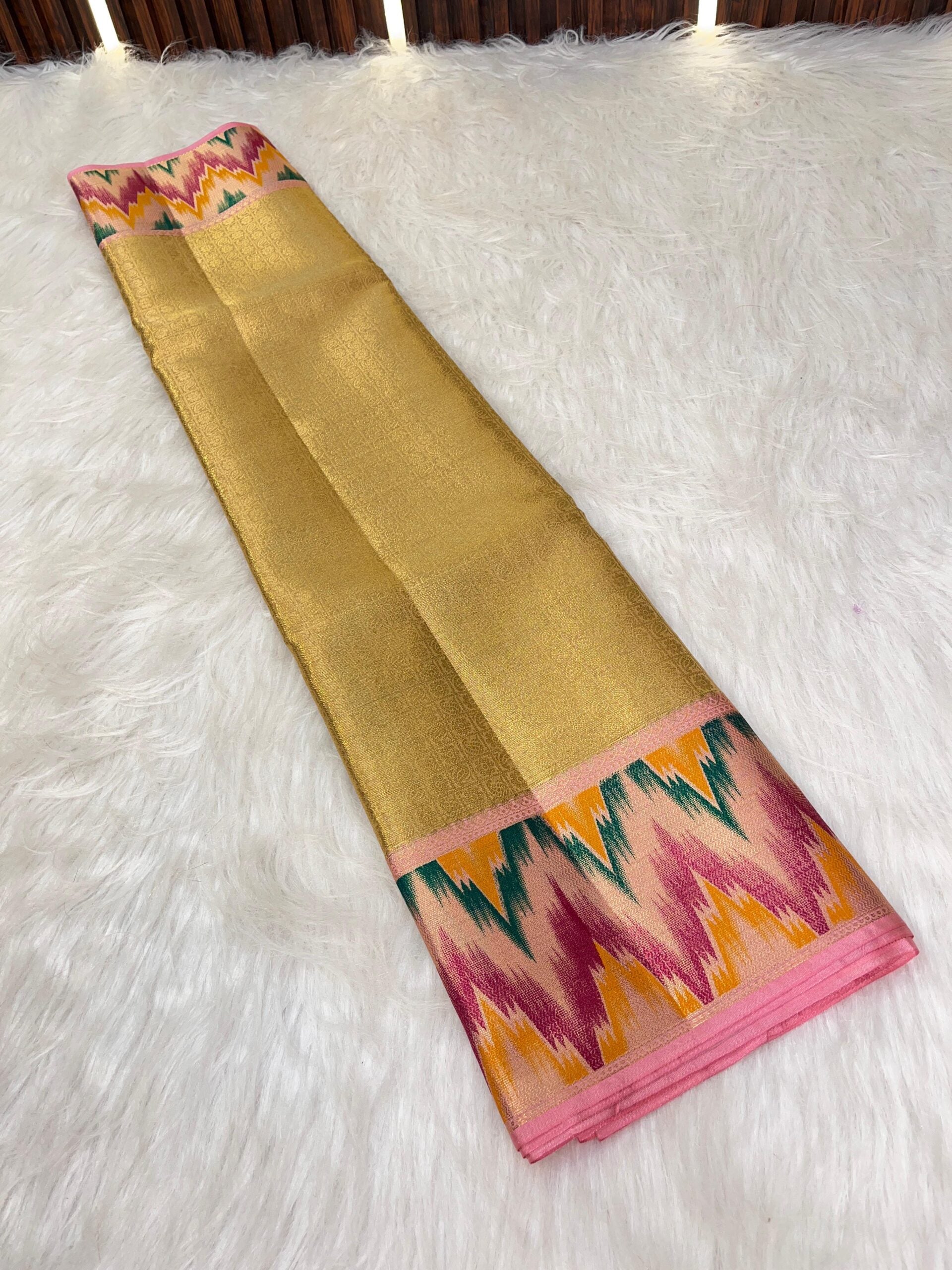 Soft Banarasi Tissue Silk Saree