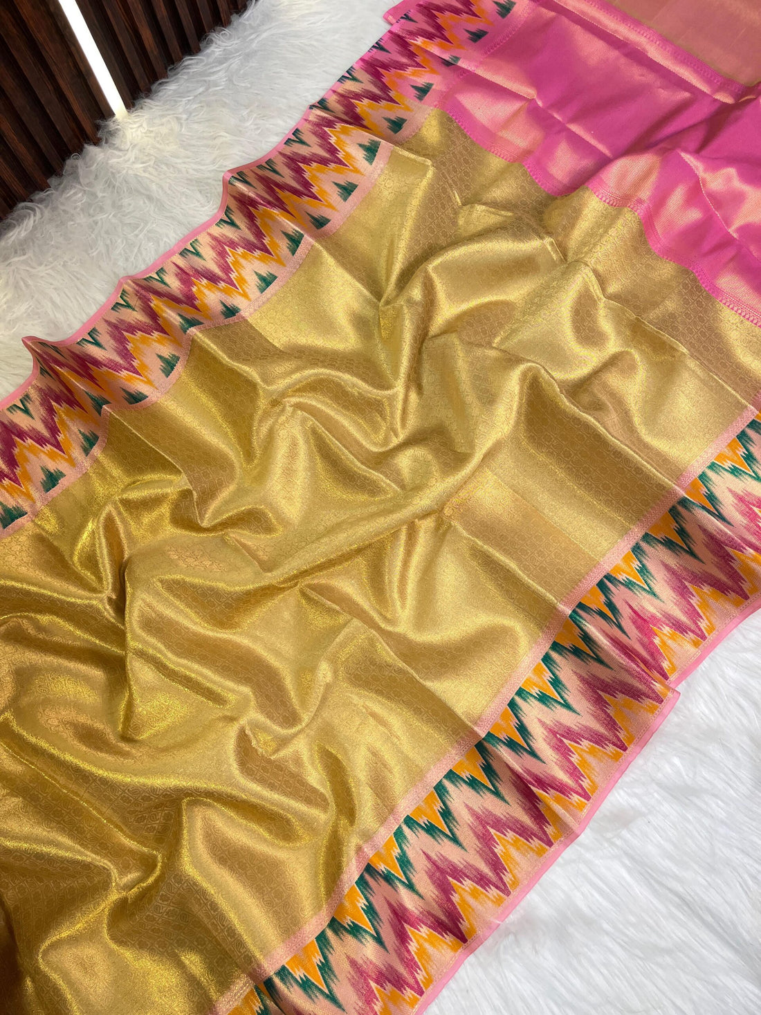 Soft Banarasi Tissue Silk Saree