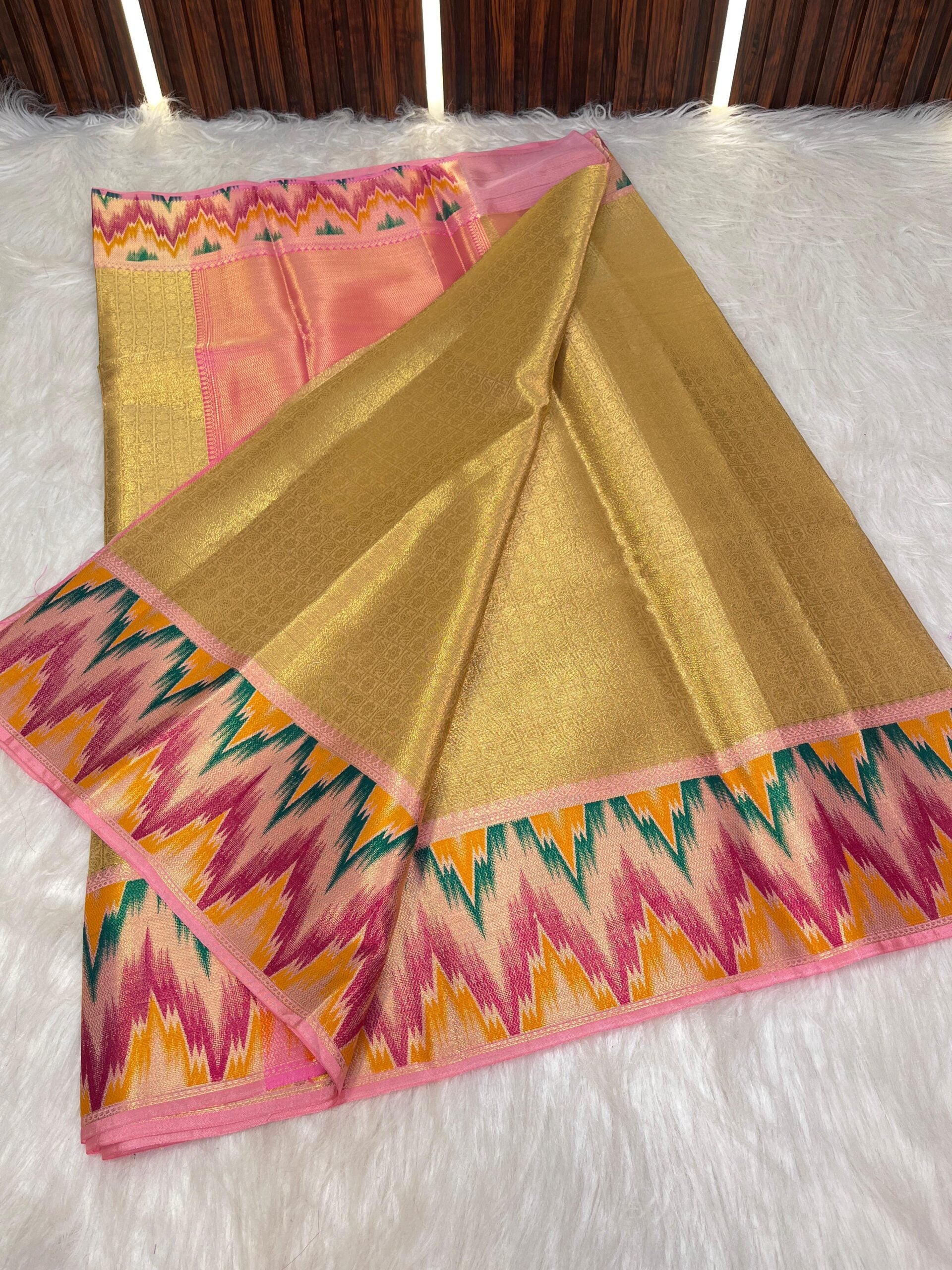 Soft Banarasi Tissue Silk Saree