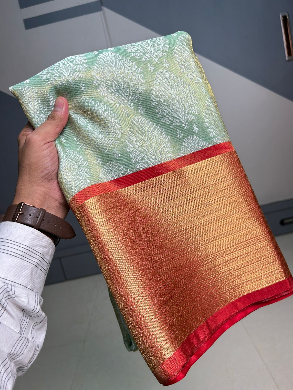 Soft Banarasi Kanjivaram Tissue Soft Silk Saree