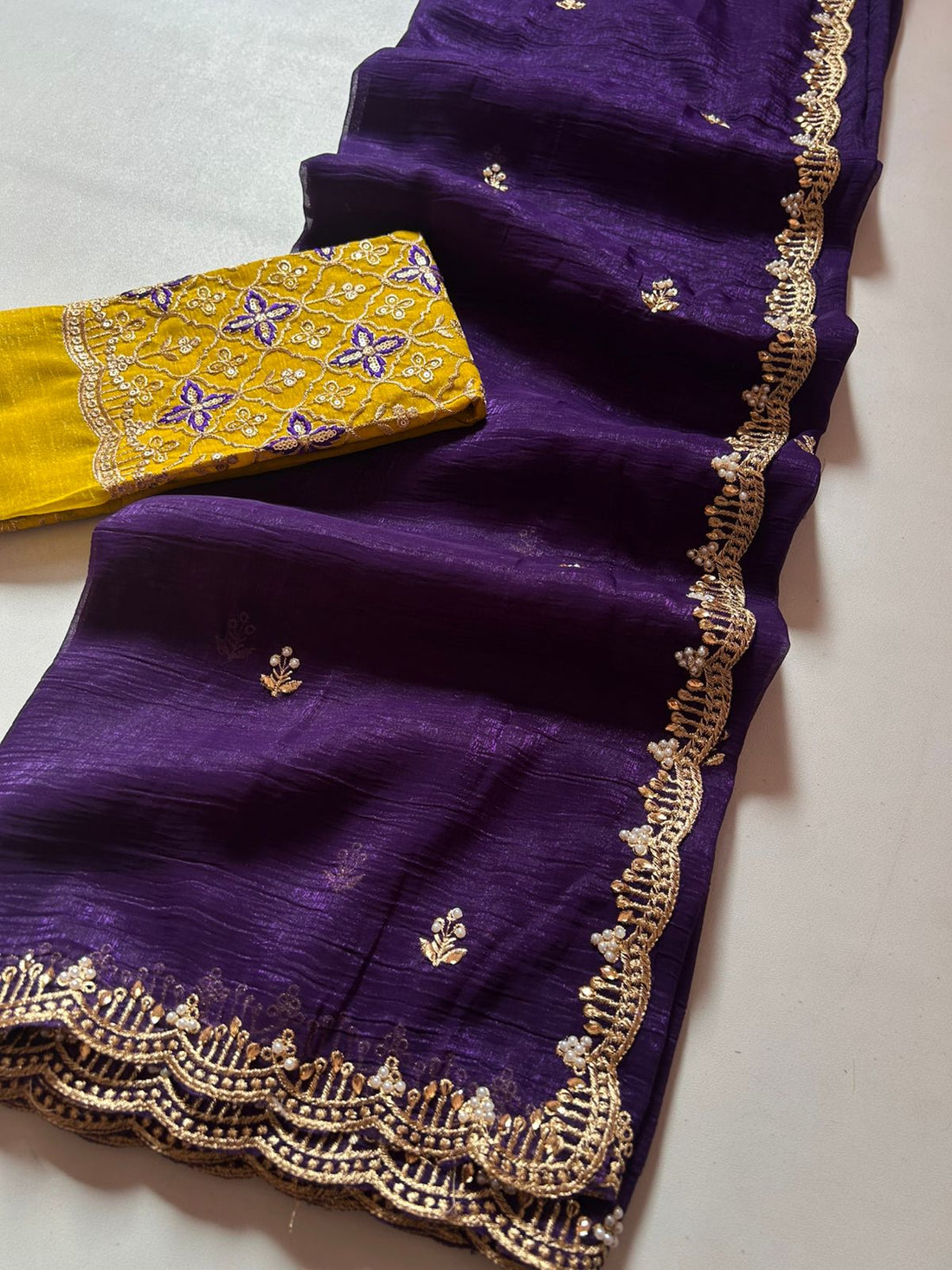 Crunchy Chiffon Crush Silk