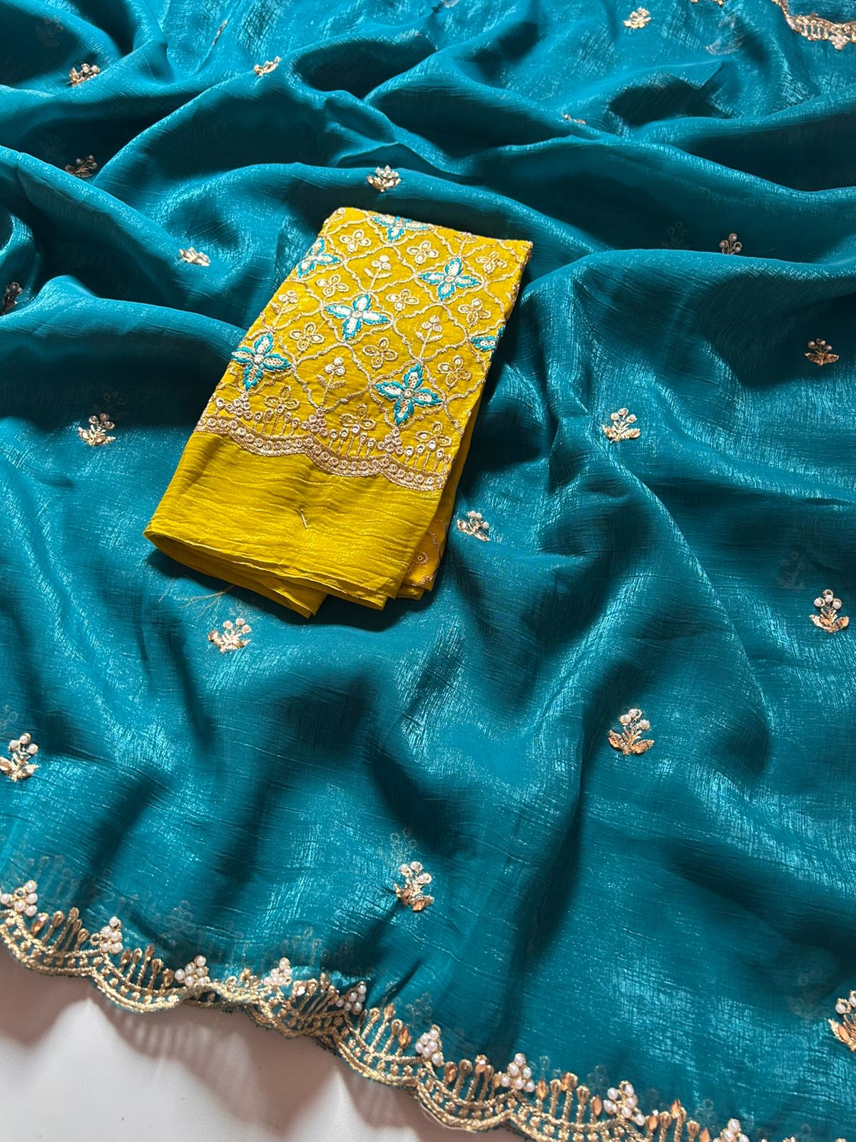 Crunchy Chiffon Crush Silk