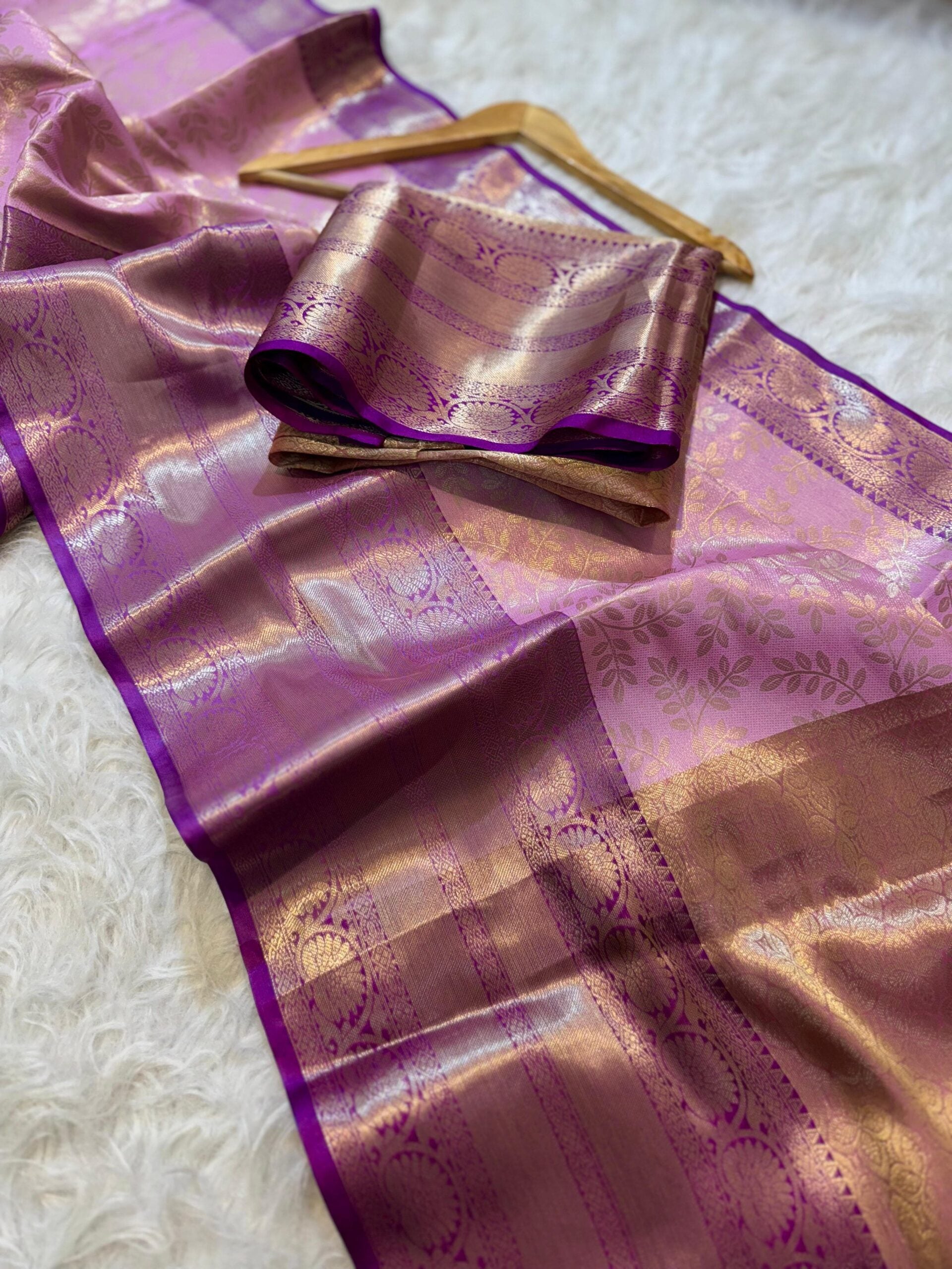 Premium Banarasi Soft Tissue Silk
