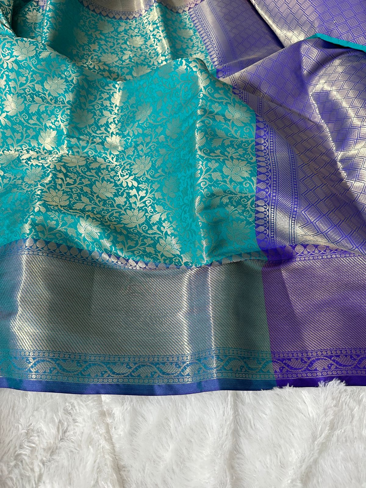 Soft Banarasi Tissue Silk Saree