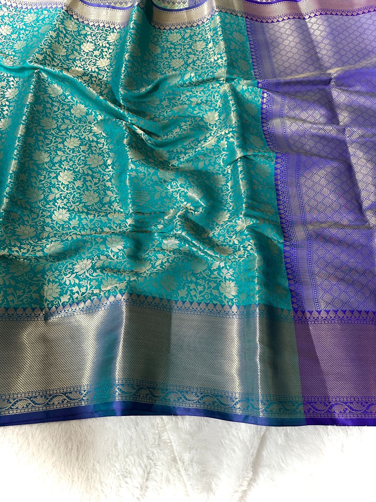 Soft Banarasi Tissue Silk Saree