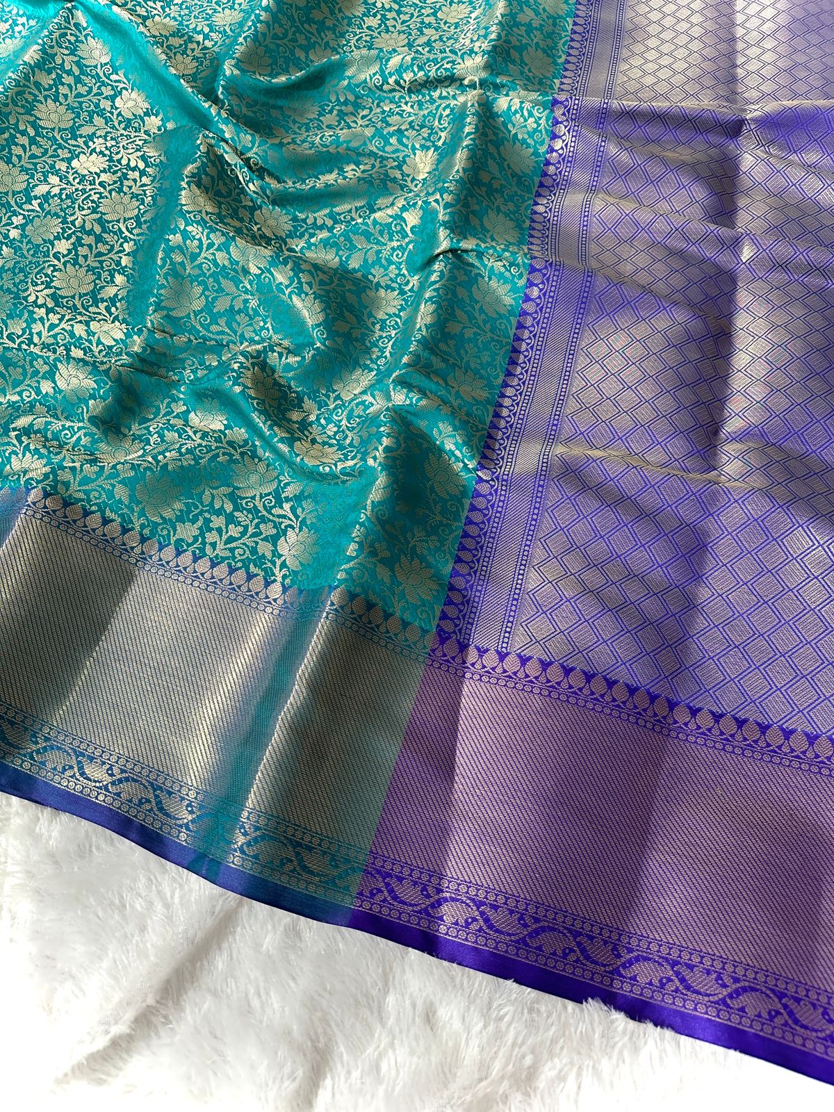 Soft Banarasi Tissue Silk Saree