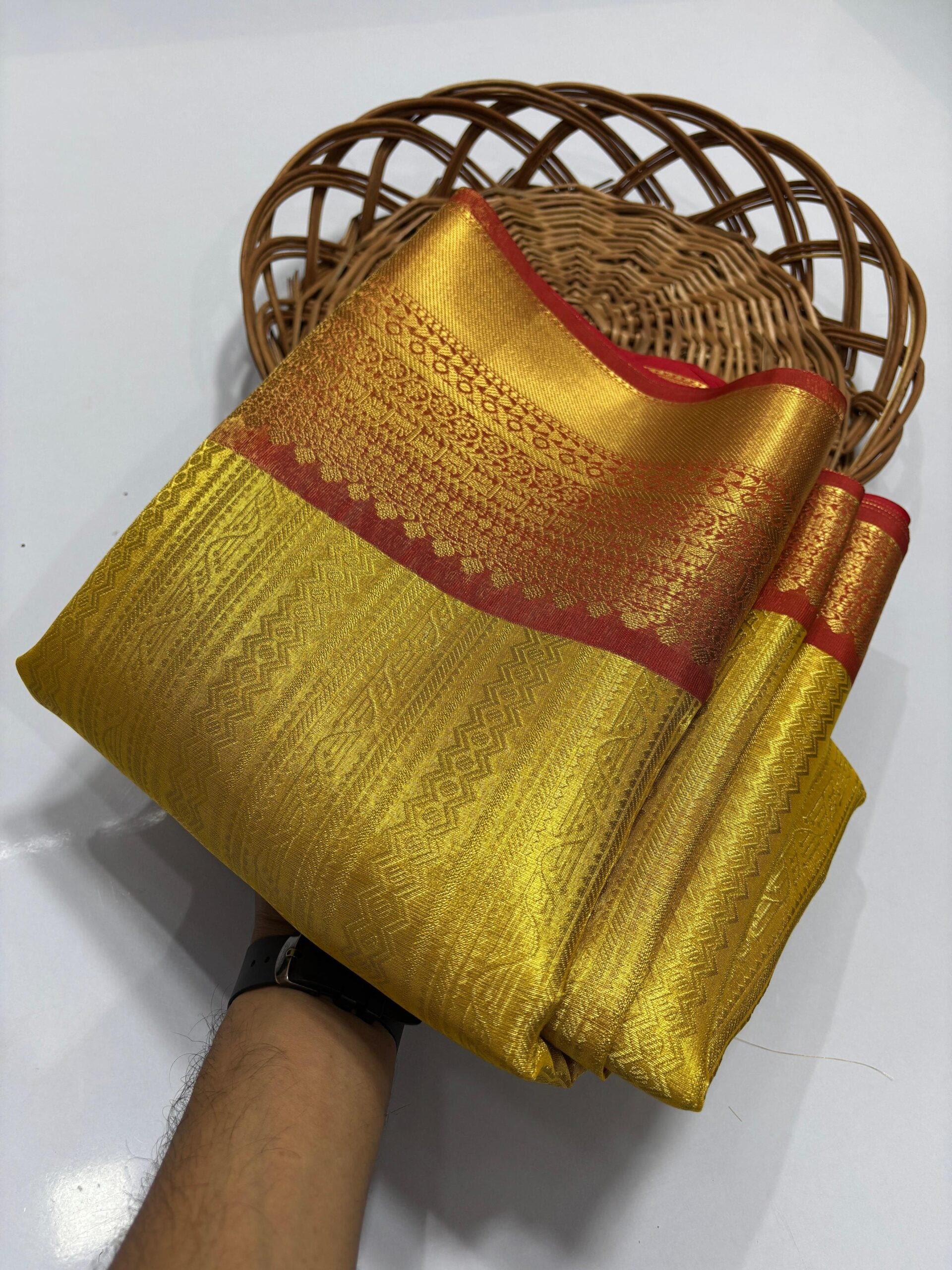 Bridal Banarasi Tissue Silk