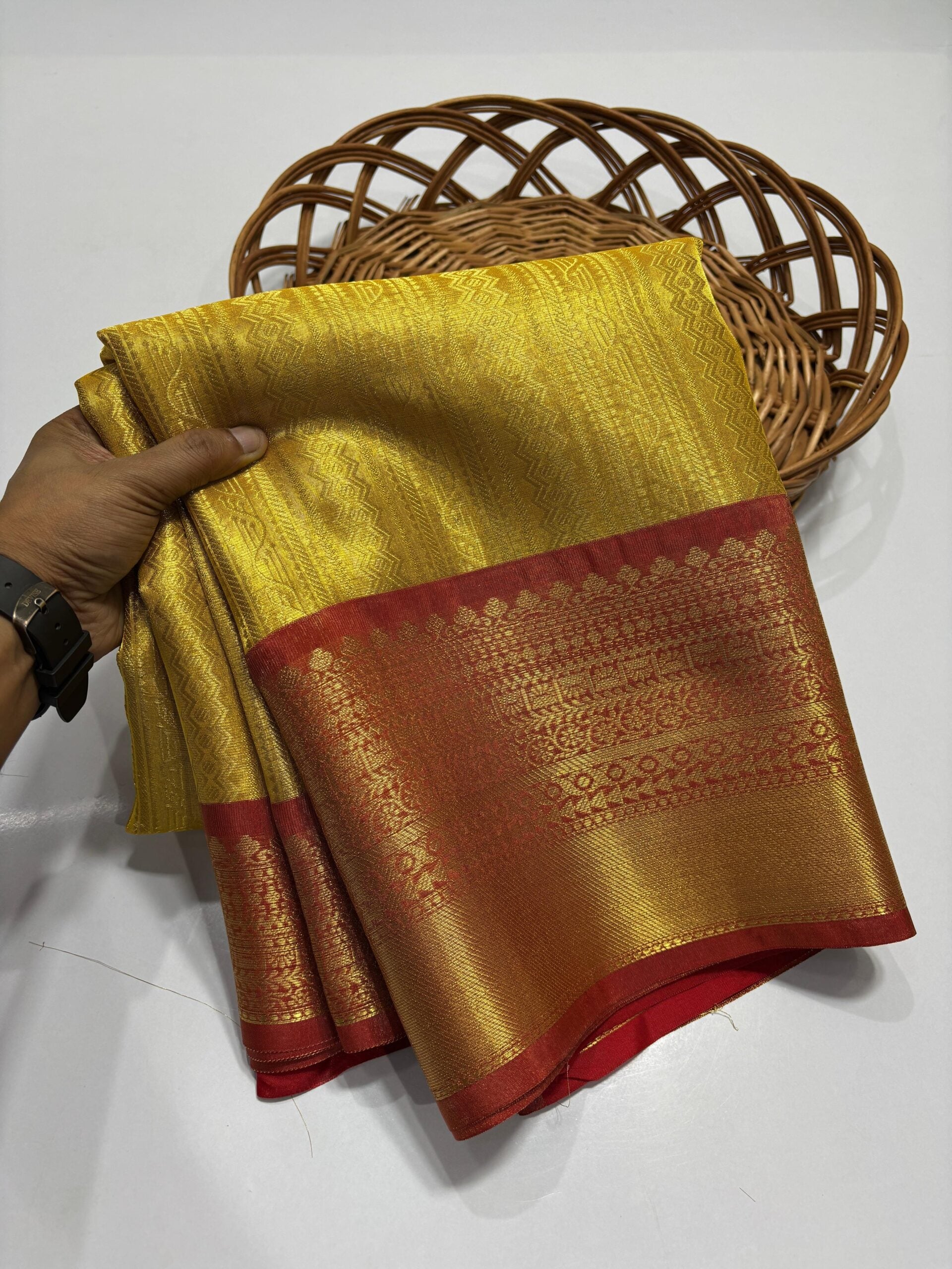 Bridal Banarasi Tissue Silk