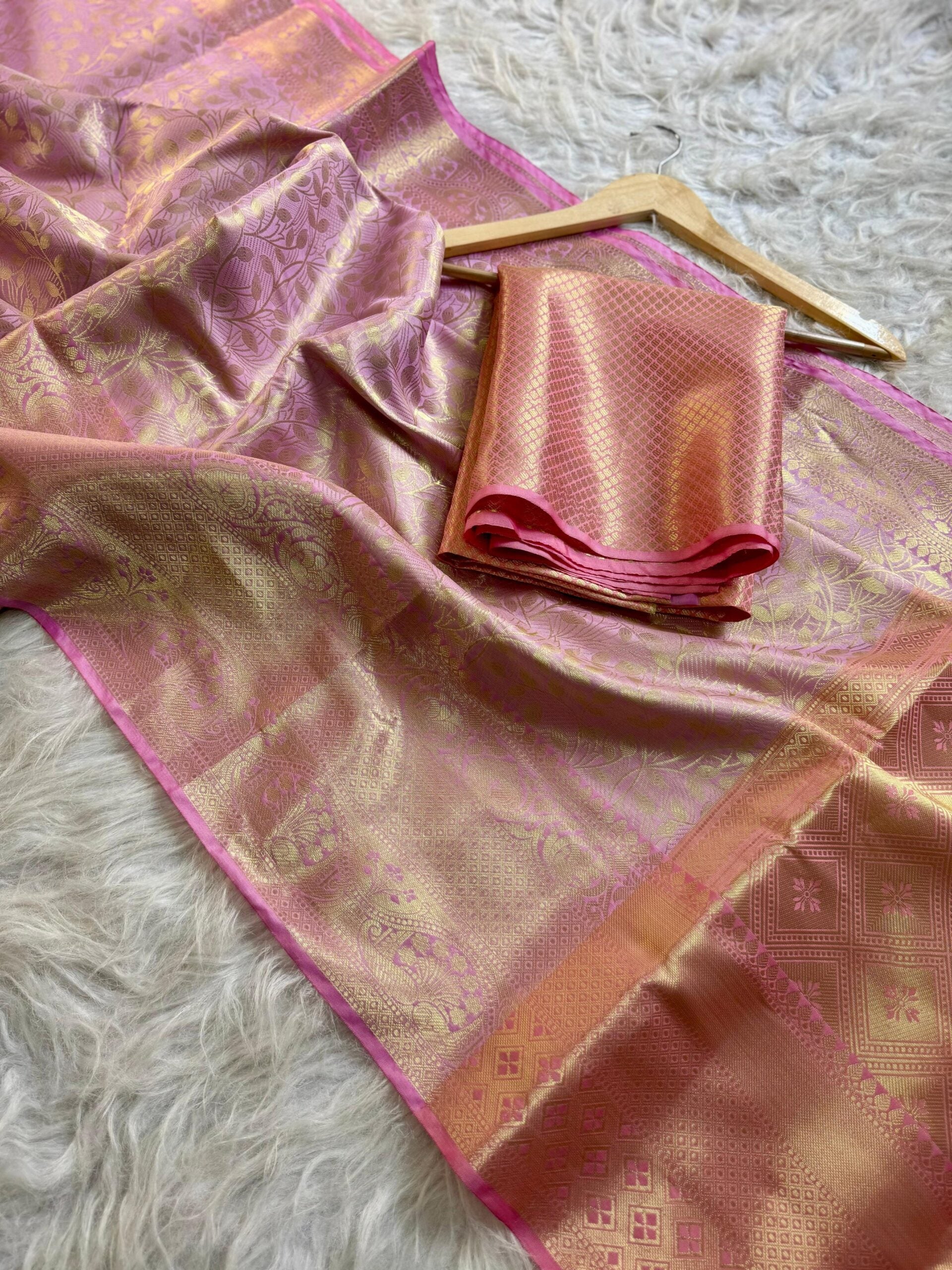 Soft Banarasi Tissue Silk Saree