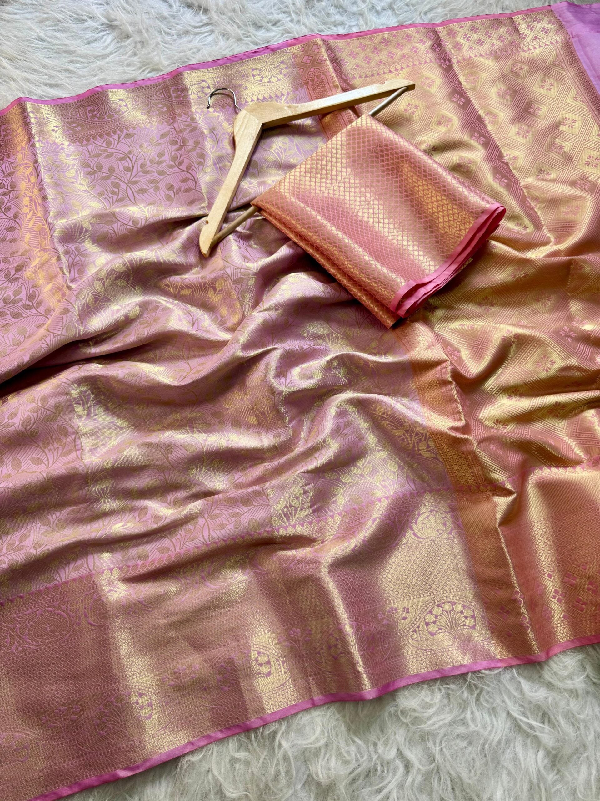 Soft Banarasi Tissue Silk Saree