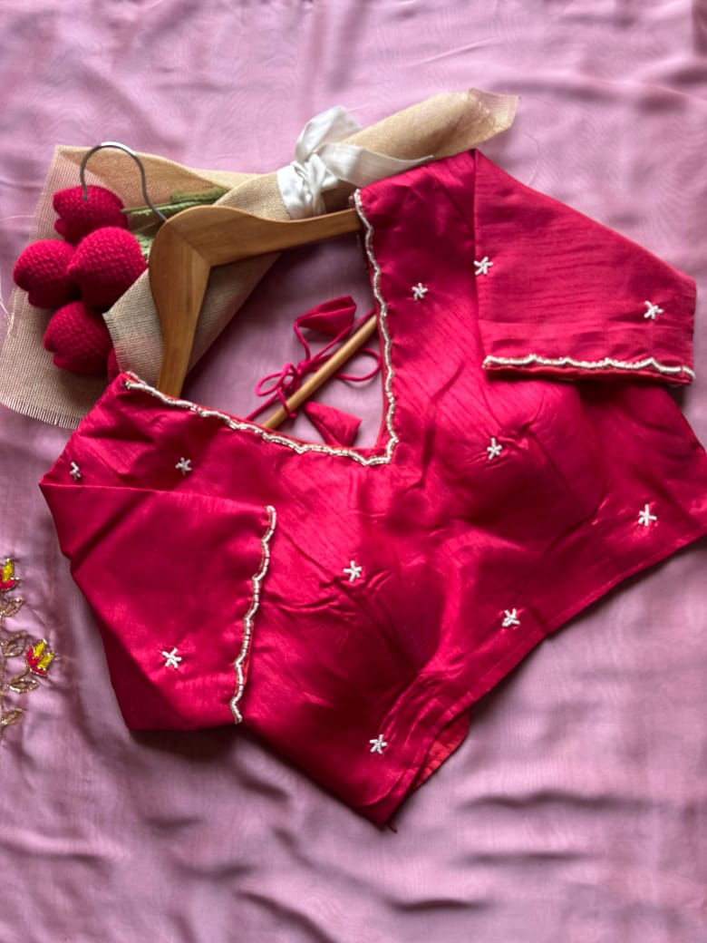 Premium Party Wear Saree with Stitched Blouse