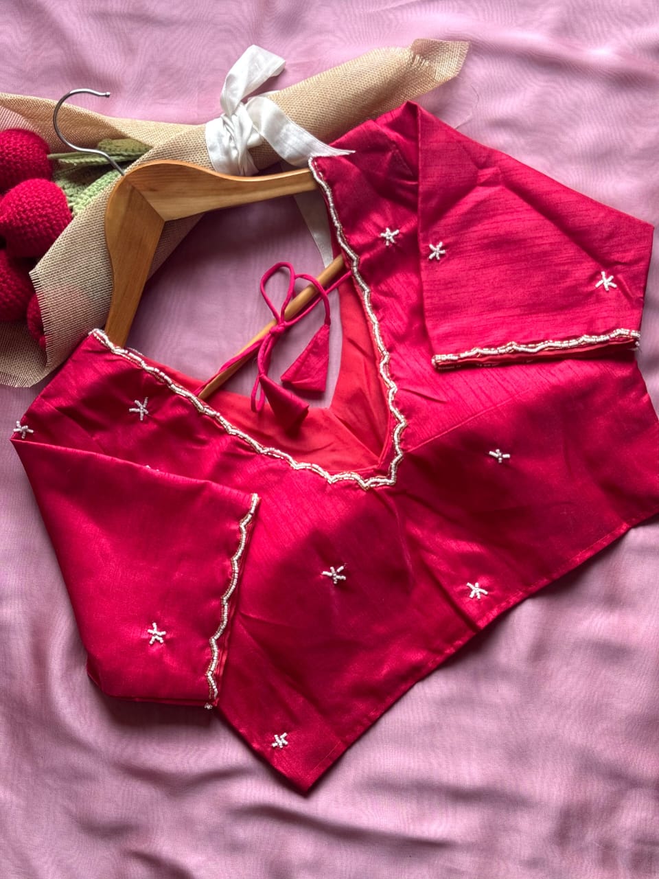 Premium Party Wear Saree with Stitched Blouse