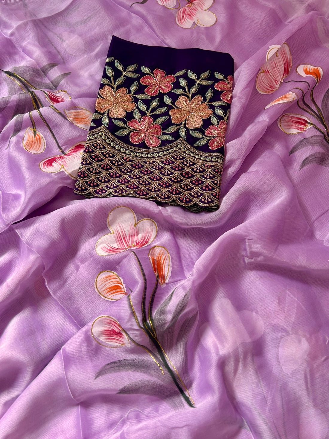 Beautiful Purple Chiffon