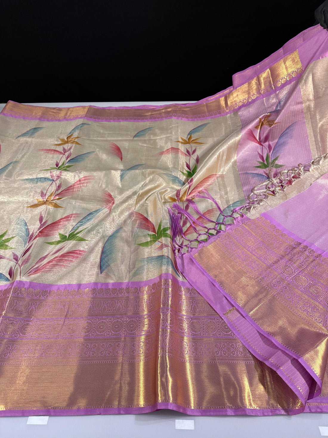 Premium Banarasi Soft Tissue Silk Saree
Specially Designed Light Weight