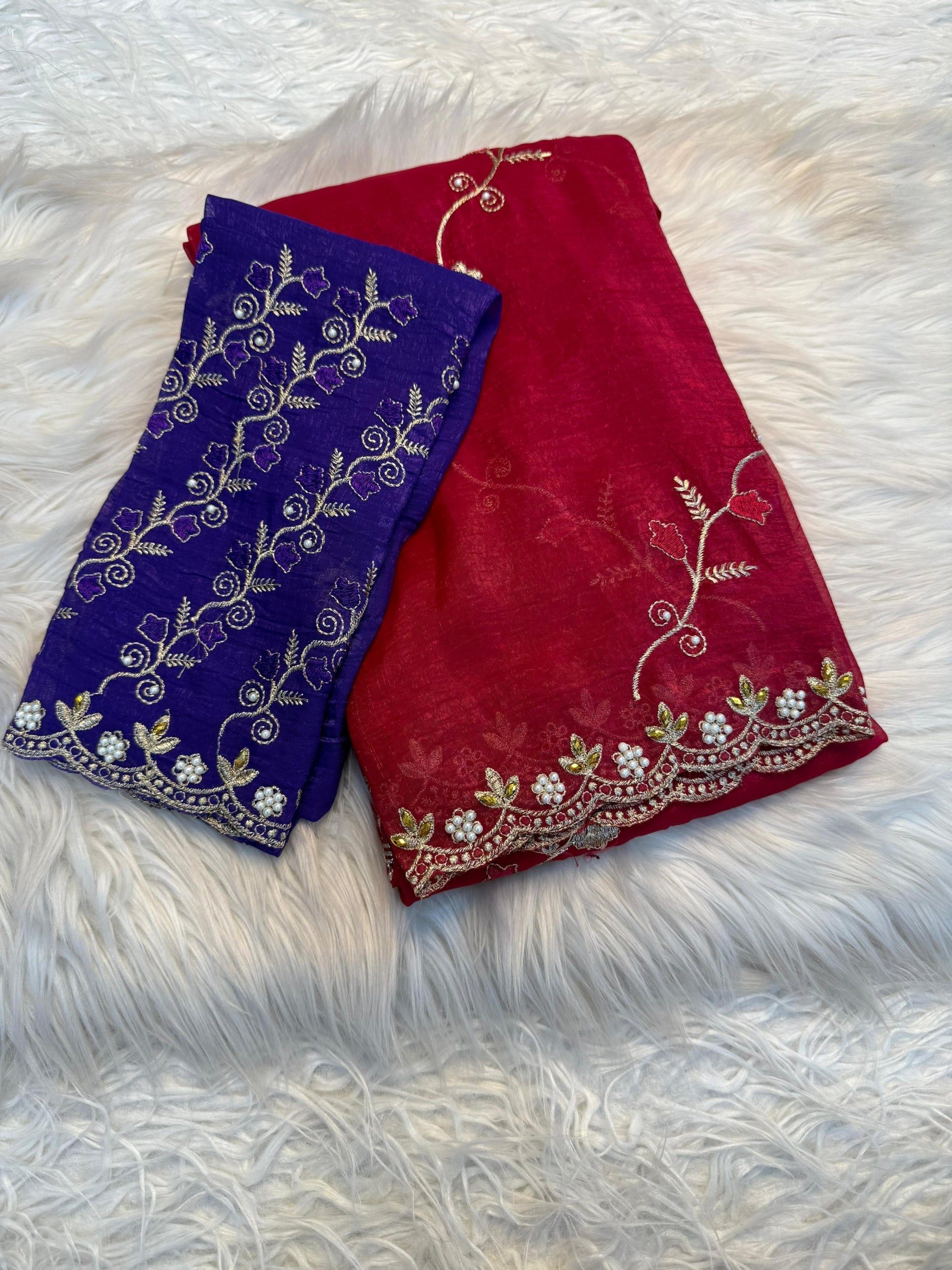 New Design in Crunchy Sarees