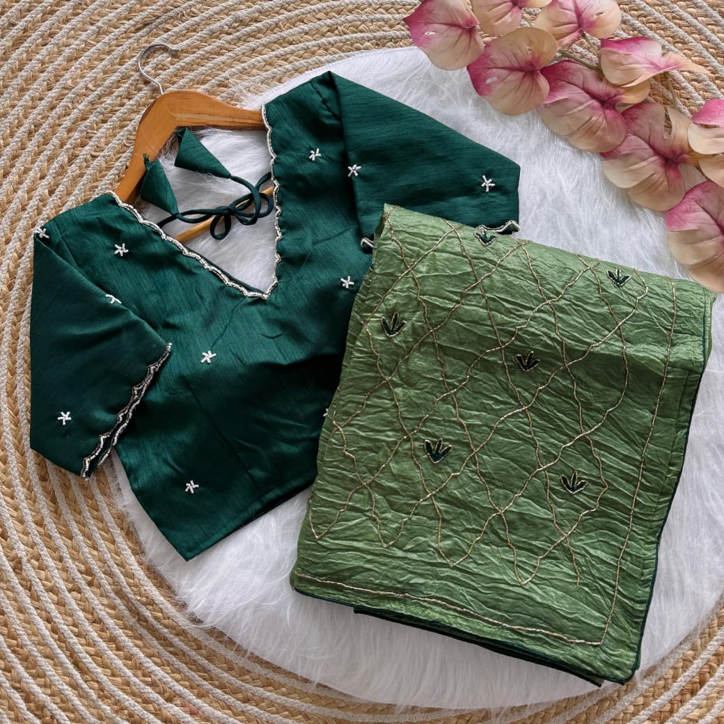 Premium Saree with Stitched Blouse