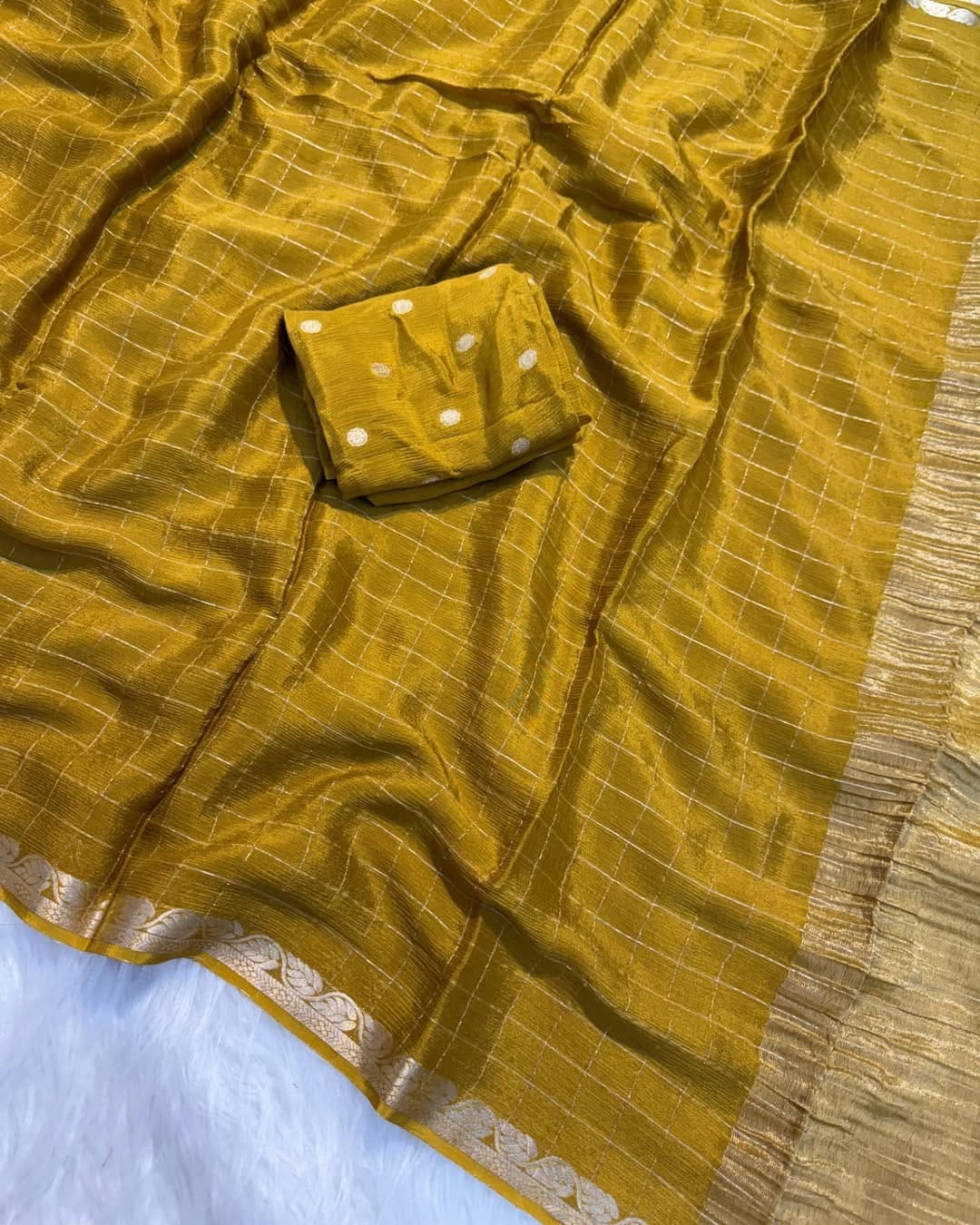 Viscose Chinnon Sarees in different colours