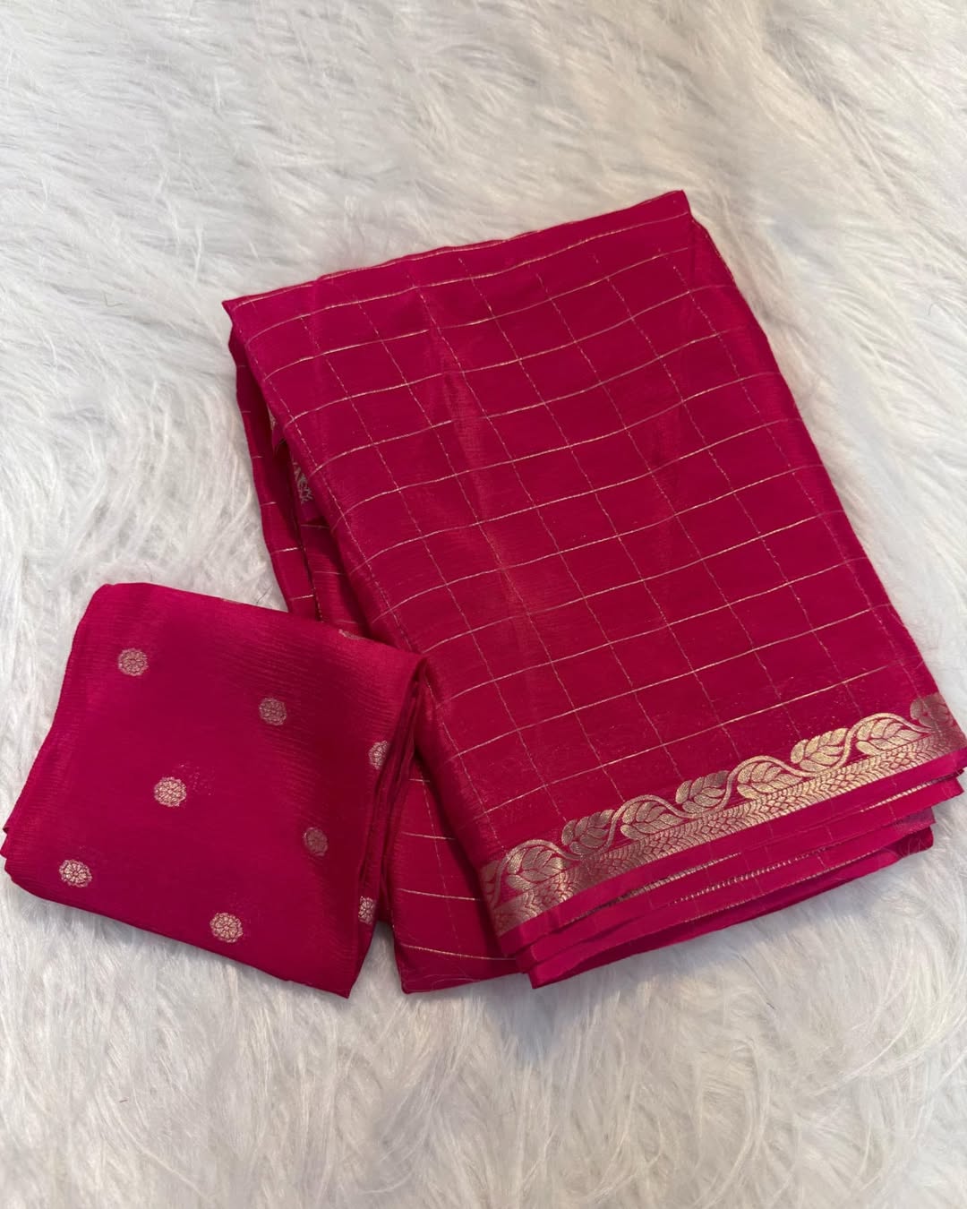 Viscose Chinnon Sarees in different colours