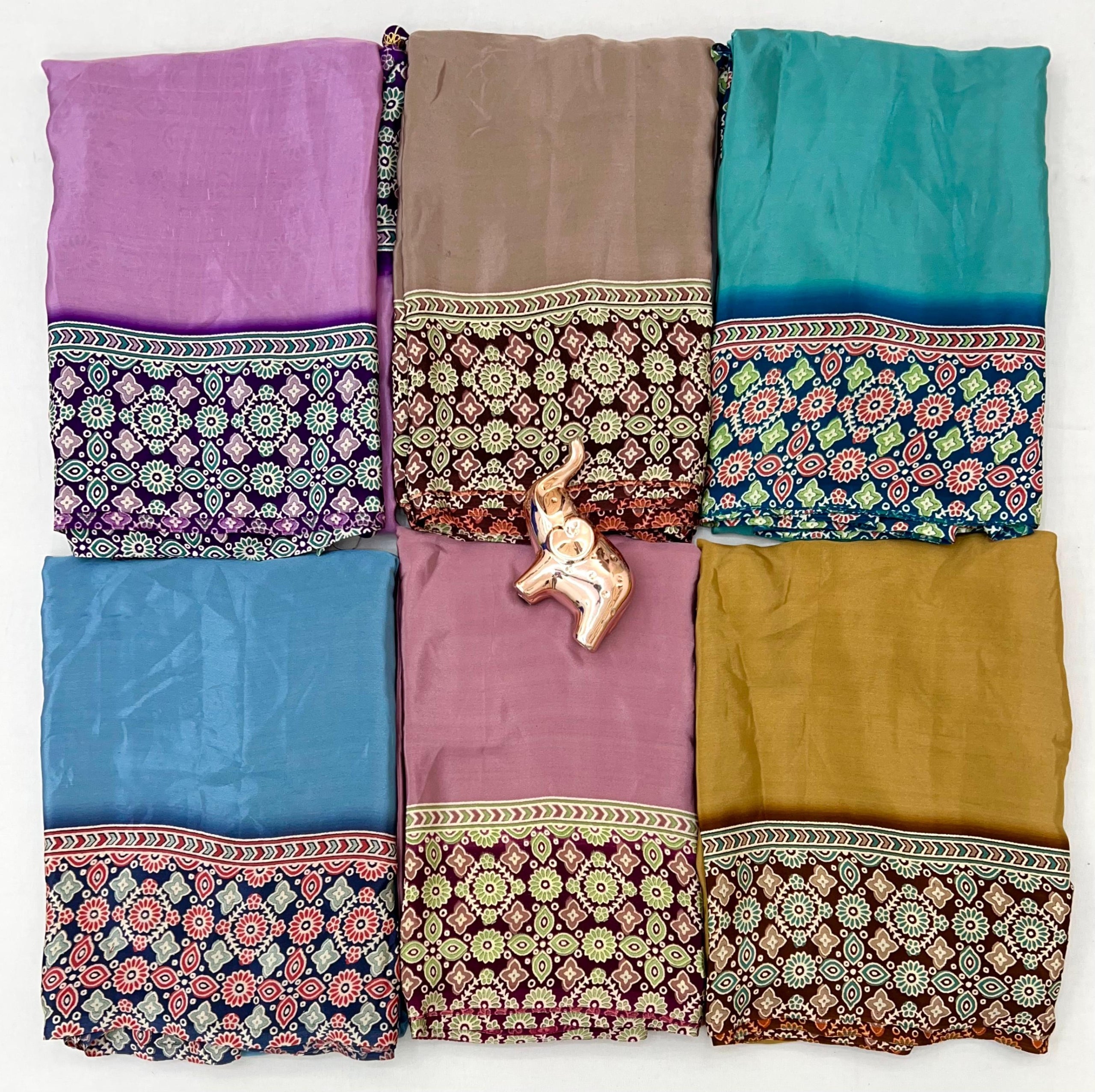Pure Crape Satin Silk Sarees