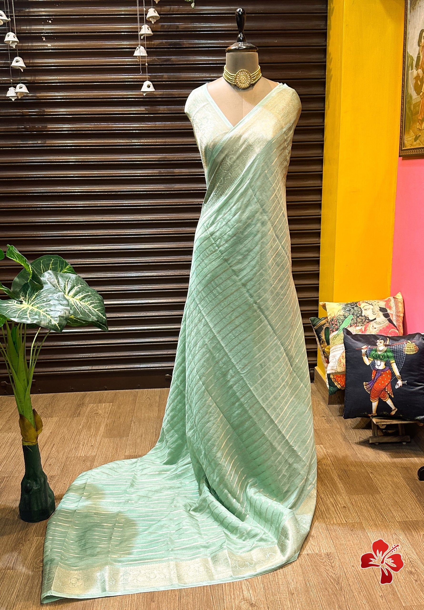 Pure Viscouse Georgette Sarees in 5 Colours