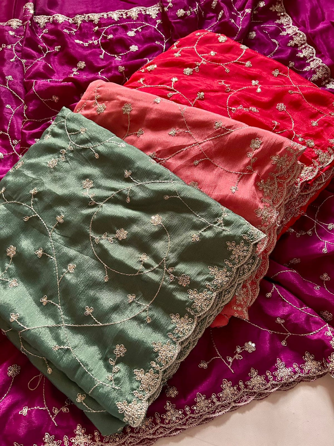 Premium Soft Chiffon Silk Sarees