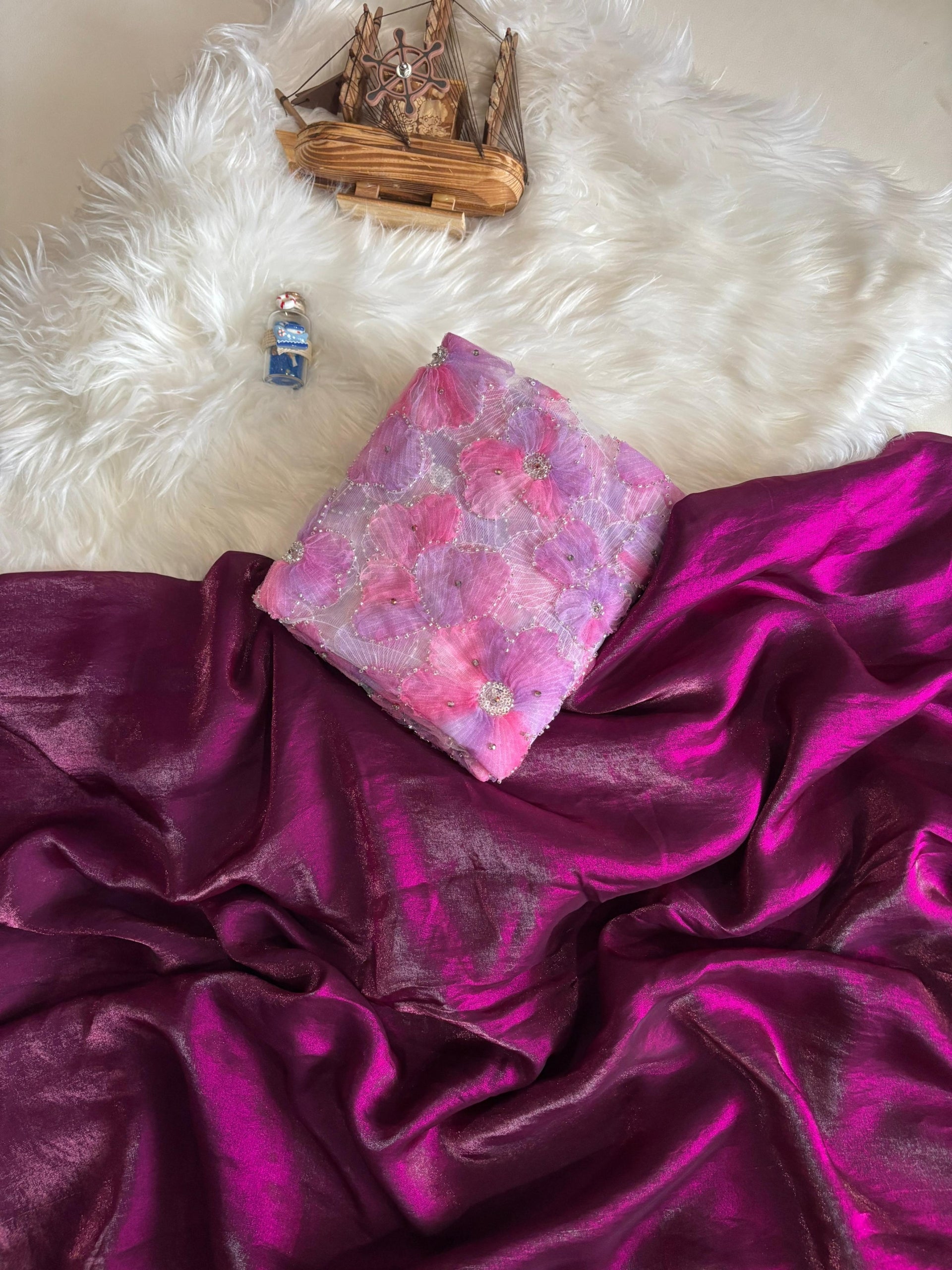Soft Space Silk Fendy Sarees
